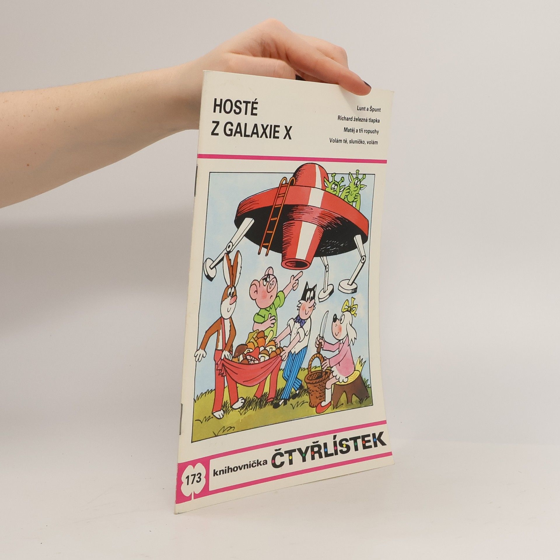 Jaroslav Němeček Čtyřlístek 173. Hosté z galaxie X