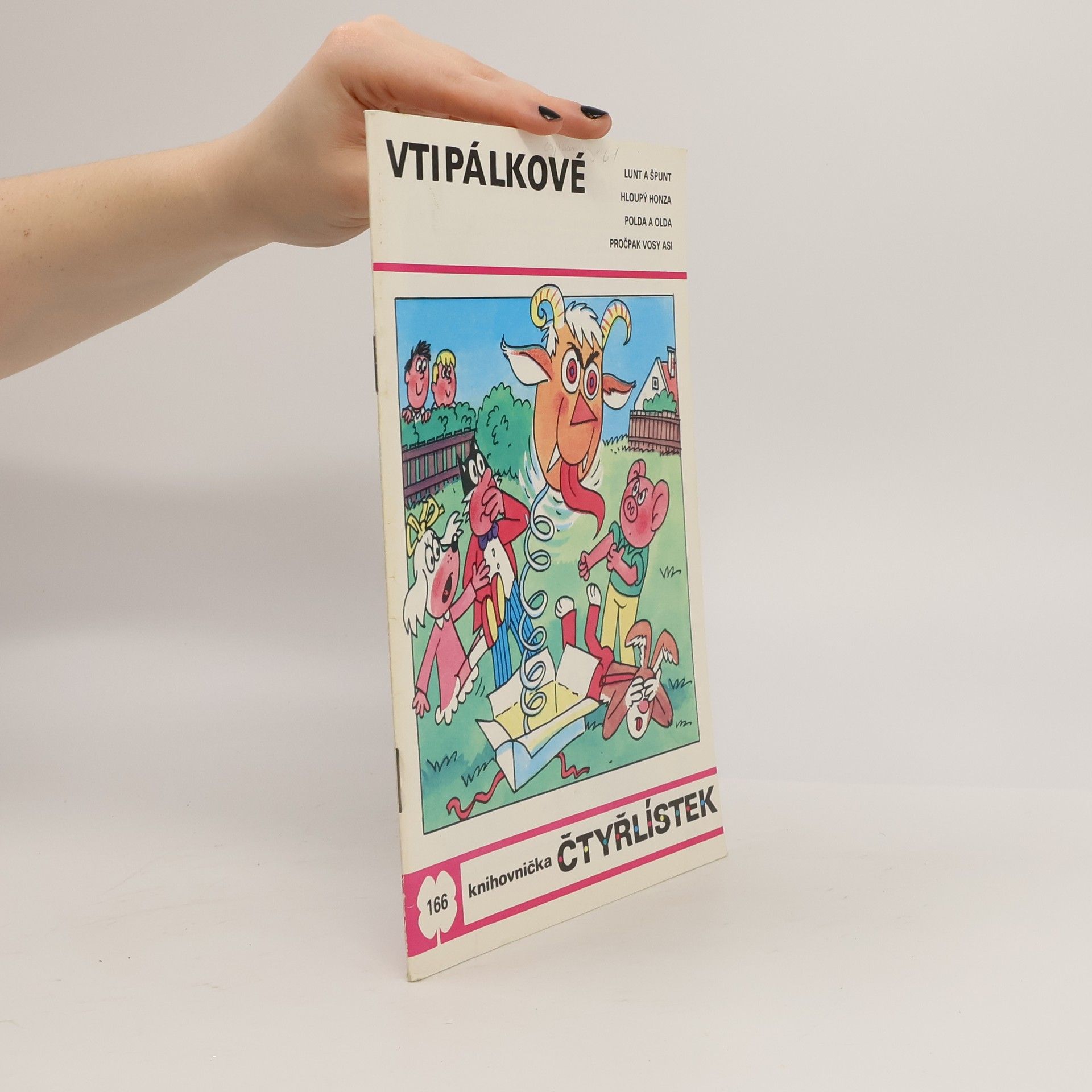 Jaroslav Němeček Čtyřlístek 166. Vtipálkové