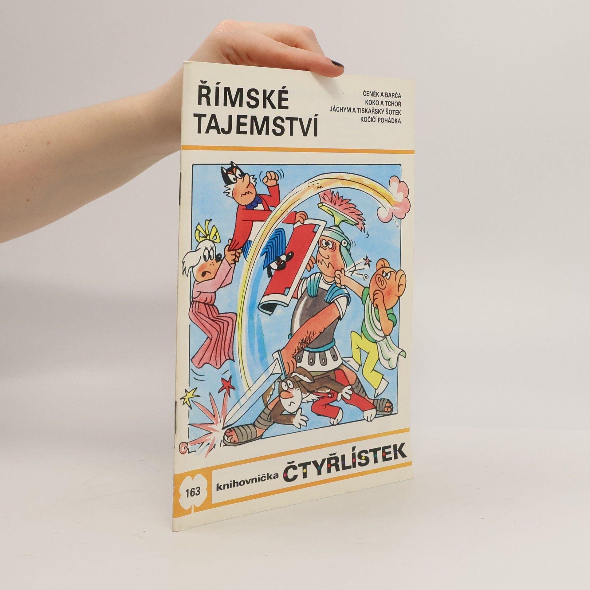 Jaroslav Němeček Čtyřlístek 163. Římské tajemství