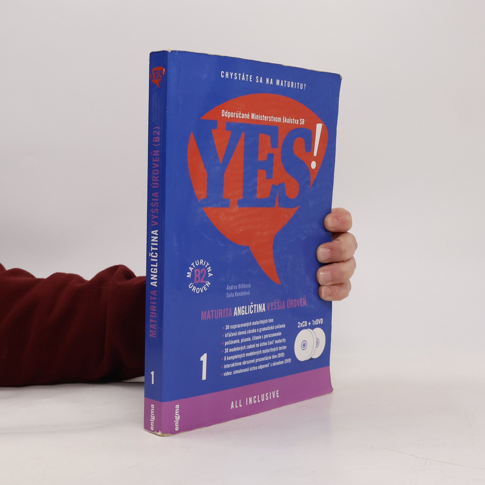 Andrea Bilíková Yes! Maturita angličtina vyššia úroveň 1.