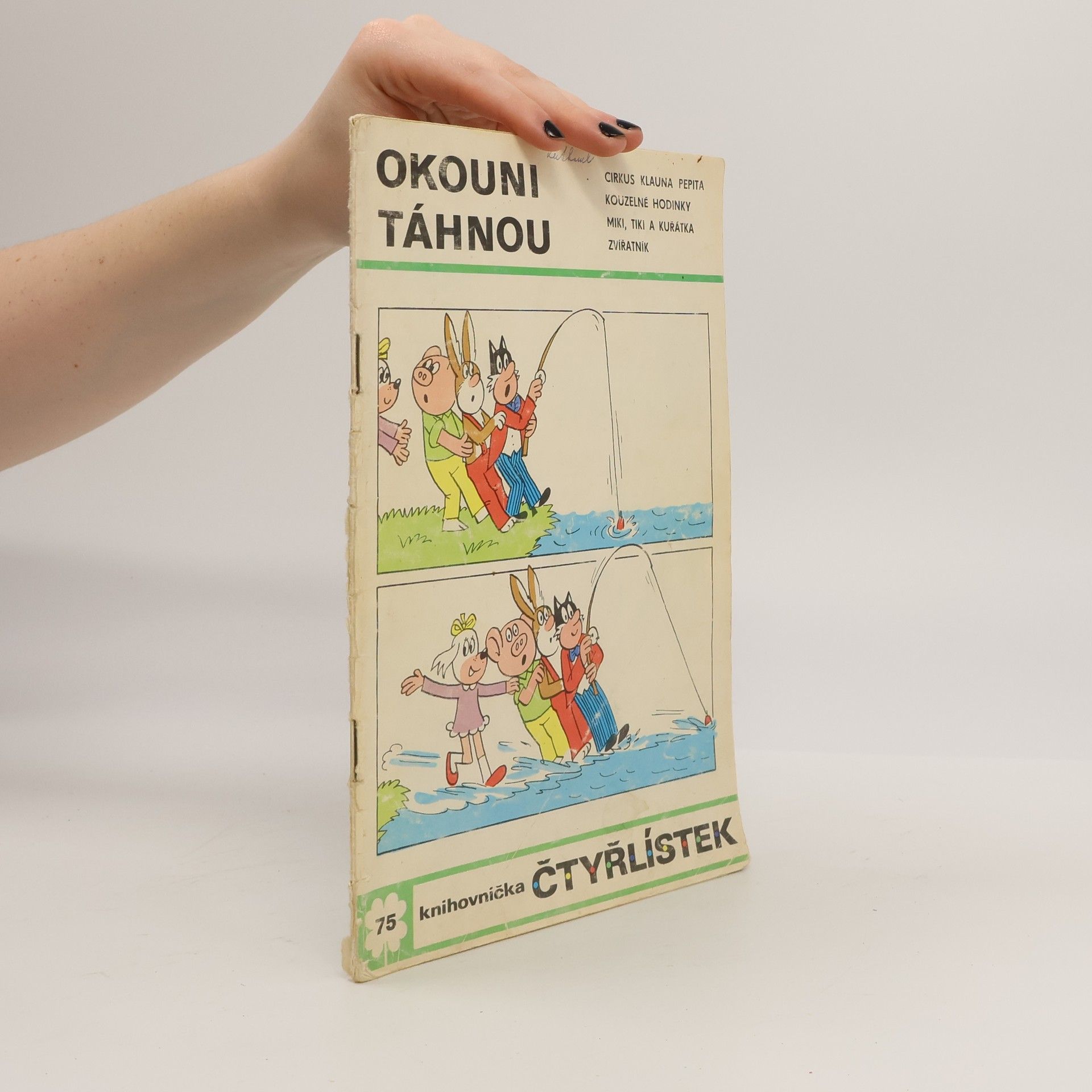 Jaroslav Němeček Čtyřlístek č. 75. Okouni táhnou