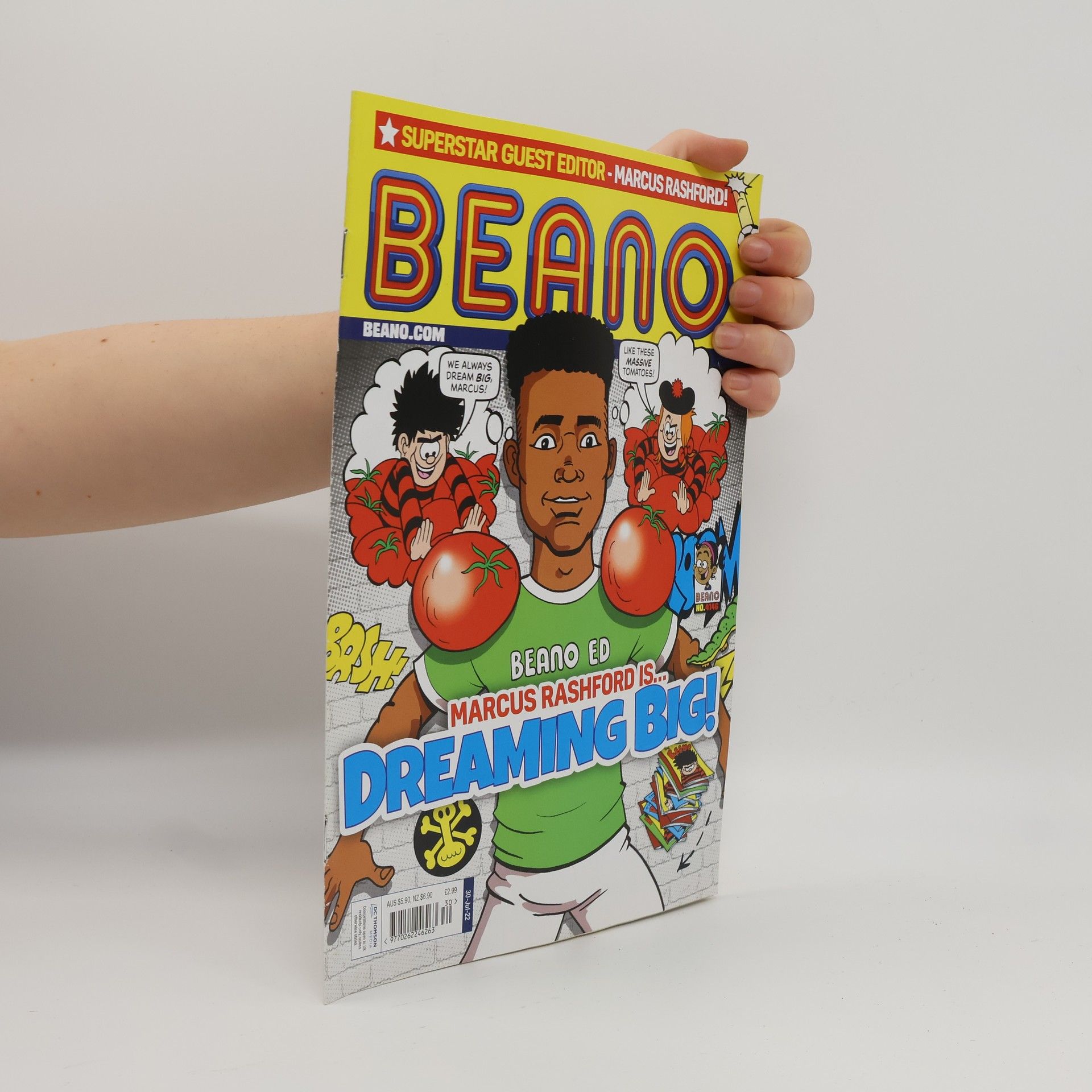 Auteurscollectief Beano. Marcus Rashford is.. Dreaming Big!