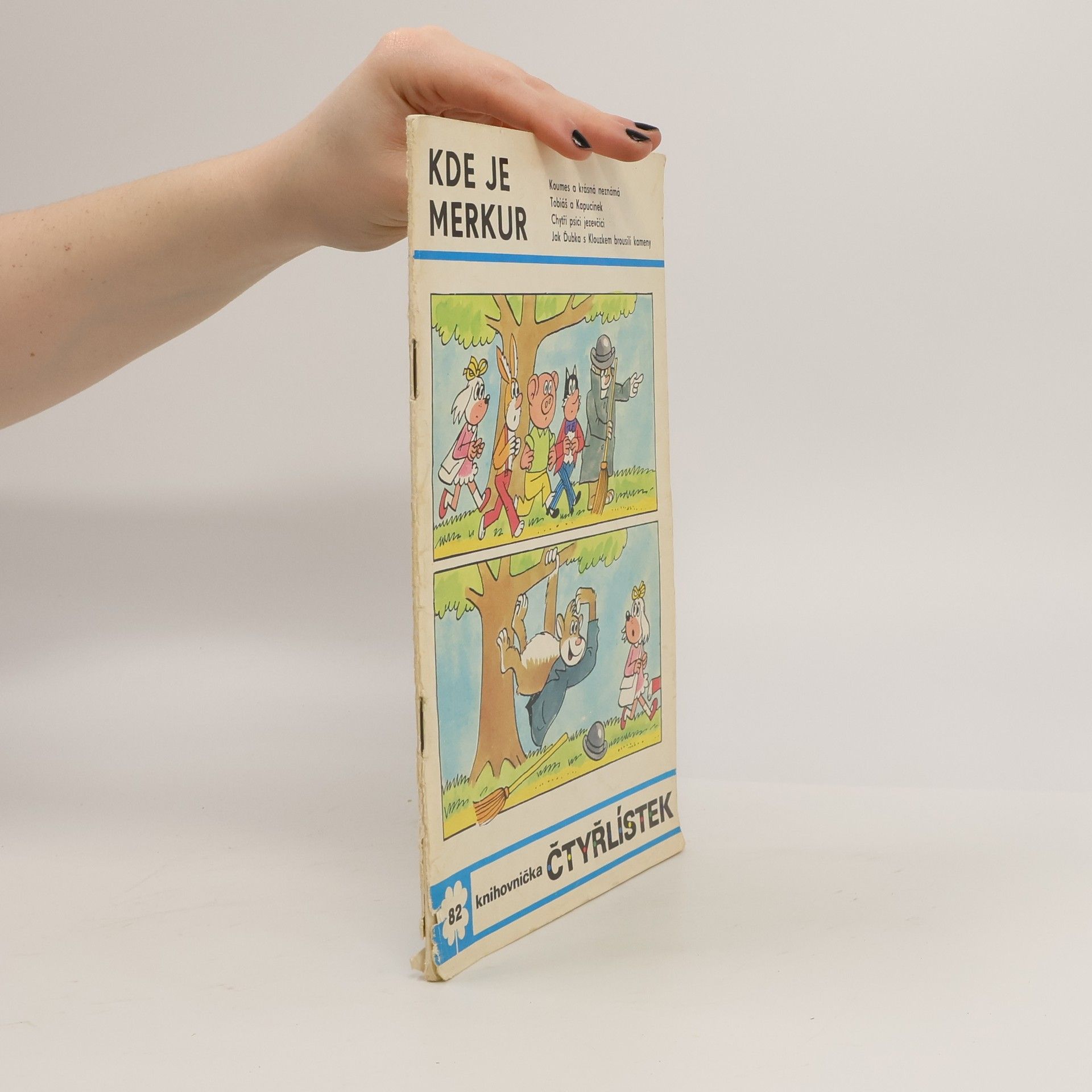Jaroslav Němeček Čtyřlístek 82. Kde je Merkur