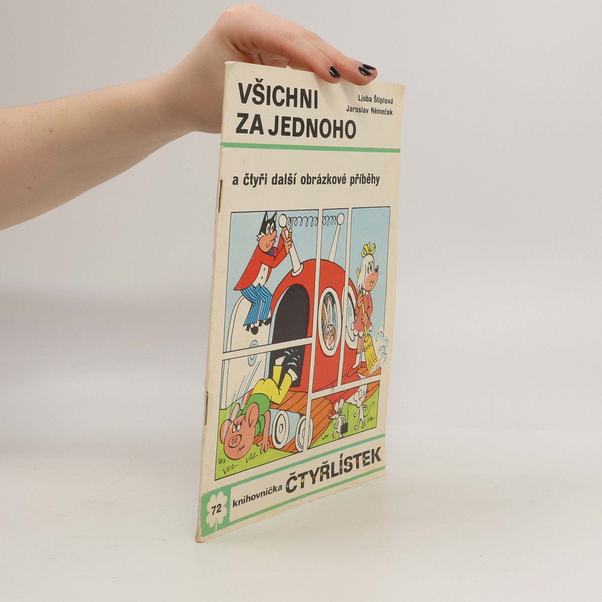 Jaroslav Němeček Čtyřlístek 72. Všichni za jednoho