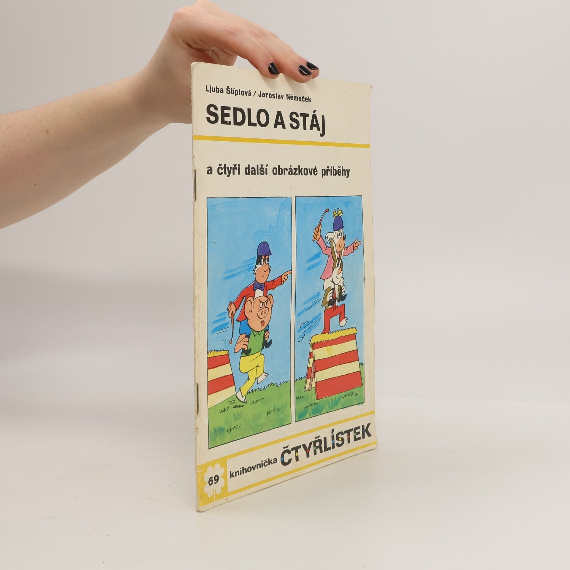 Kolektiv autorů Čtyřlístek č. 69. Sedlo a stáj a čtyři další obrázkové příběhy