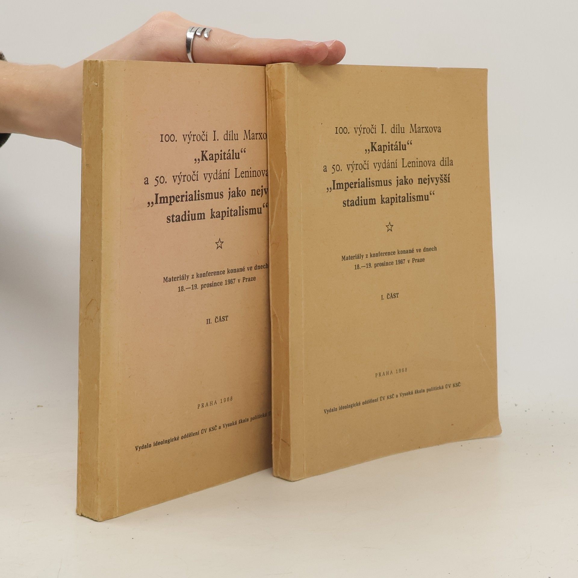 Wladimir Iljitsch Lenin 100. výročí I. dílu Marxova ,,Kapitálu" a 50. výročí vydání Leninova díla ,,Imperialismus jako nejvyšší stadium kapitalismu" 1-2
