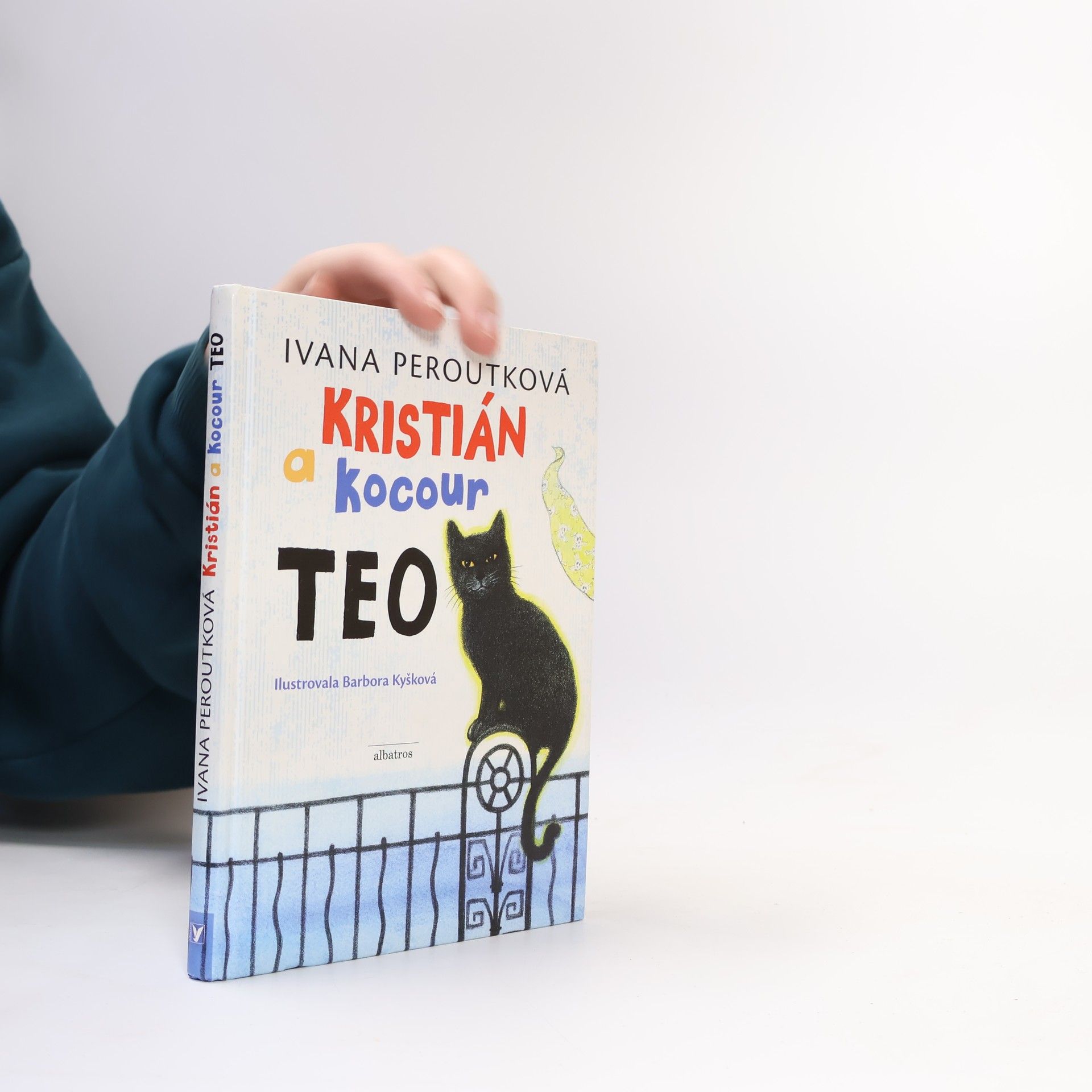 Peroutková Ivana Kristián a kocour Teo