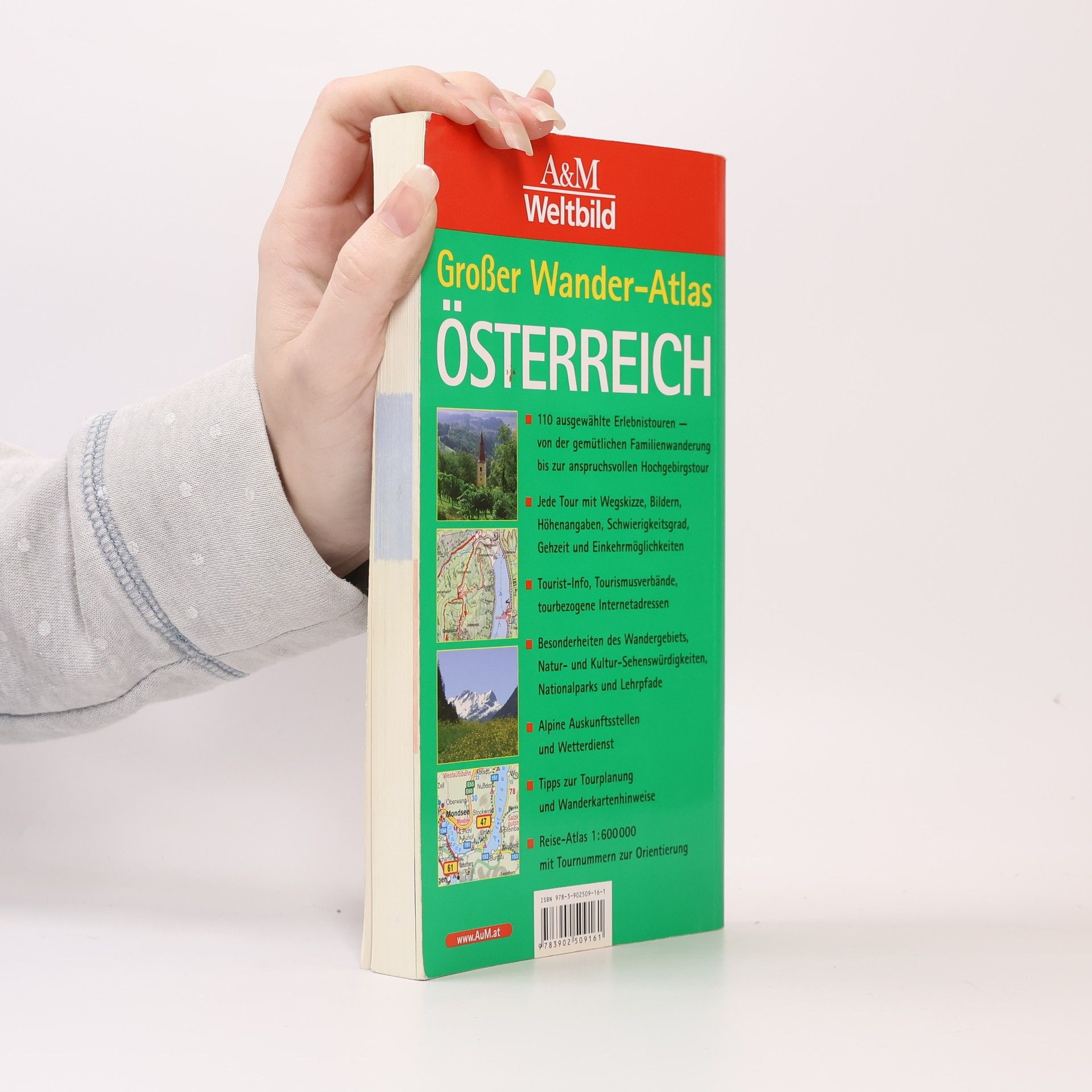 Autores varios Großer Wander-Atlas Österreich