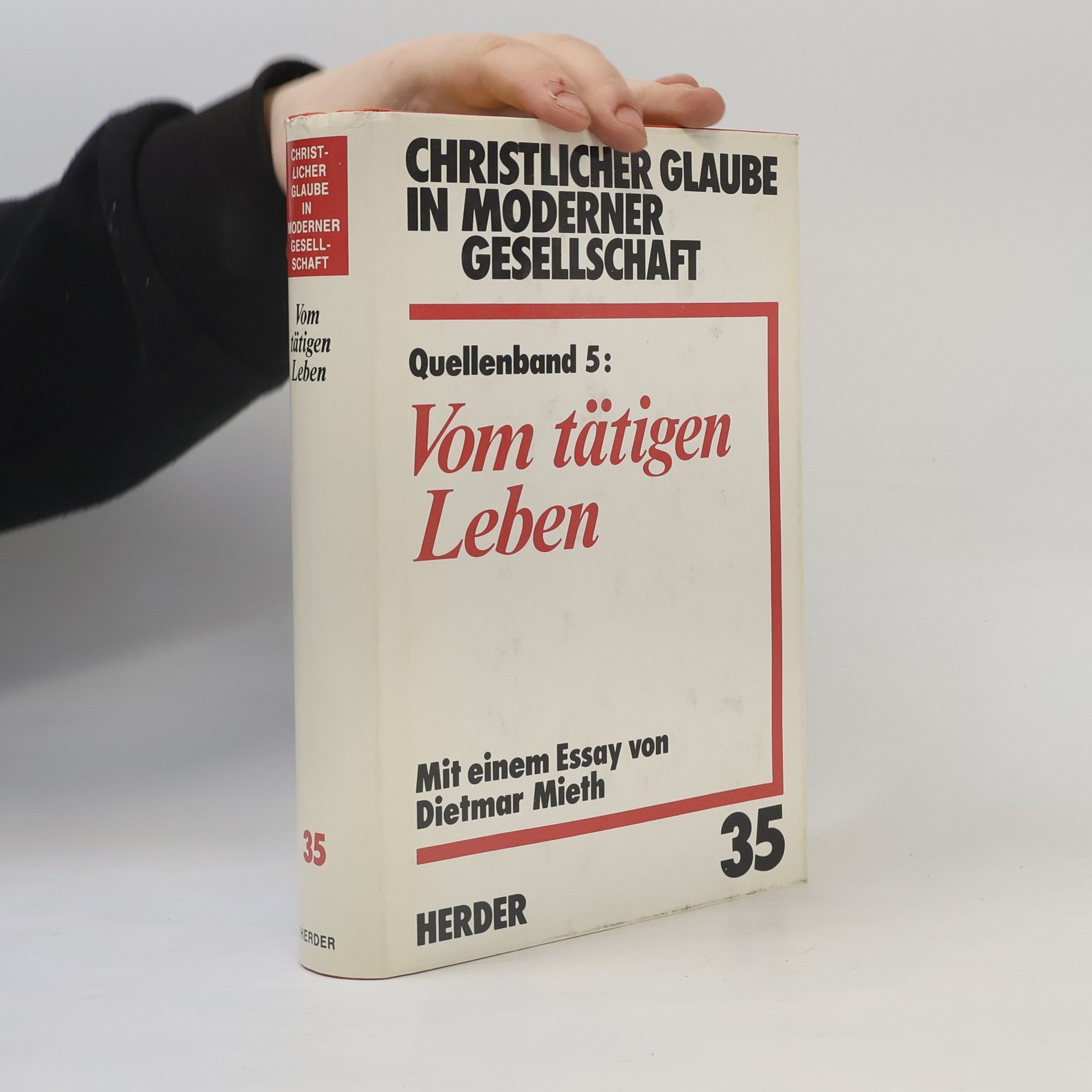 Dietmar Mieth Christlicher Glaube in moderner Gesellschaft - 35: Vom tätigen Leben