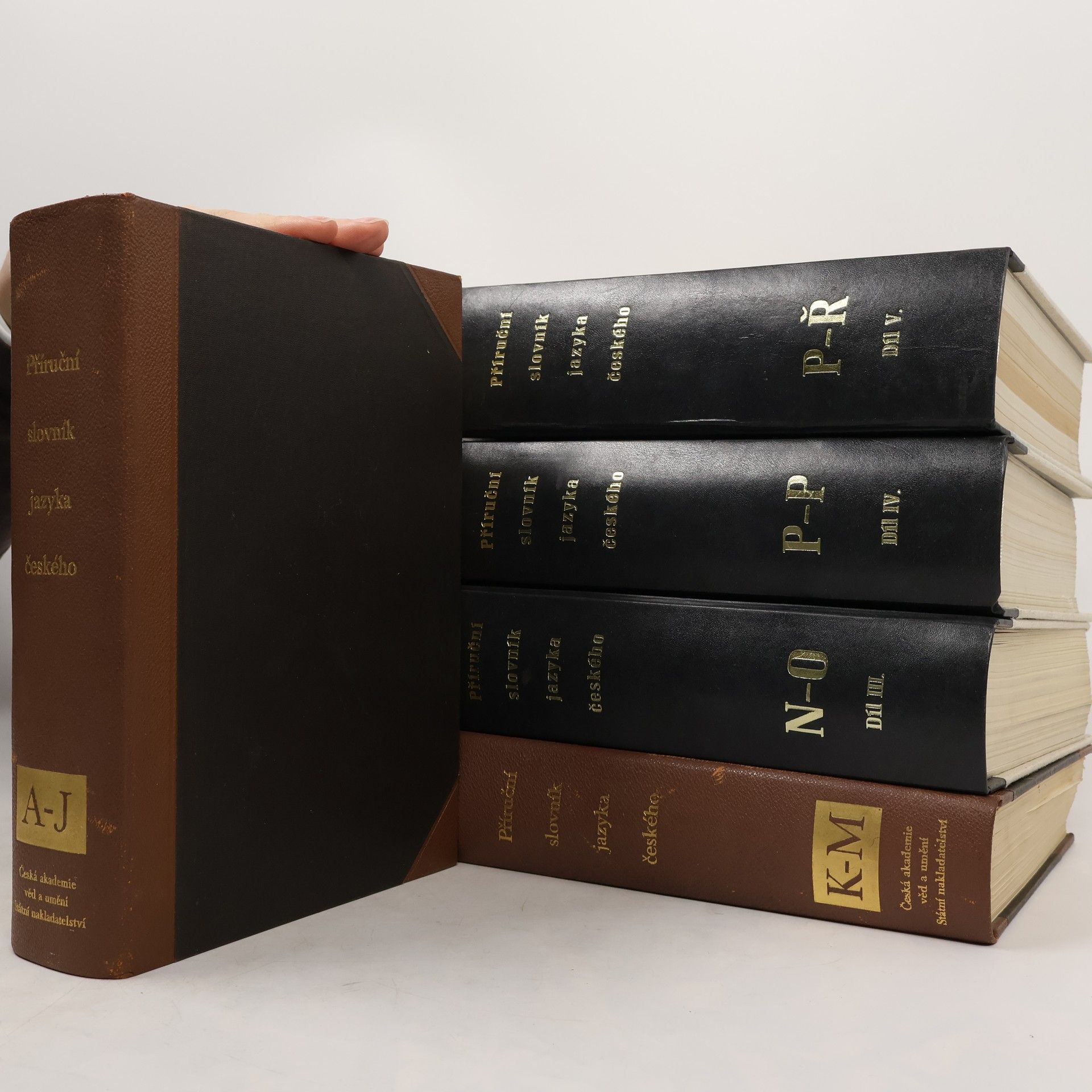 Various authors Příruční slovník jazyka českého A - Ž, I. - VIII.