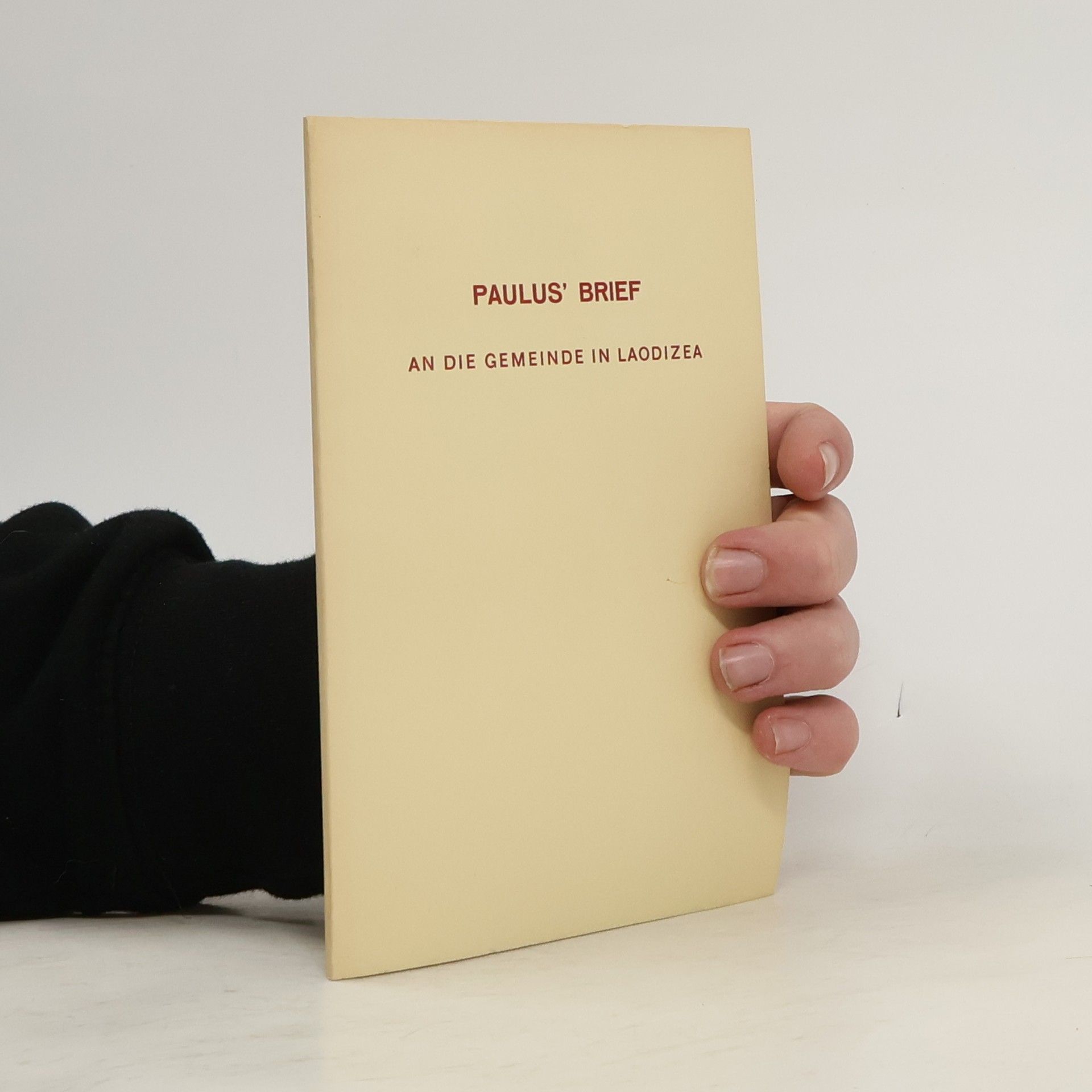 Jakob Lorber Paulus' Brief an die Gemeinde in Laodizea