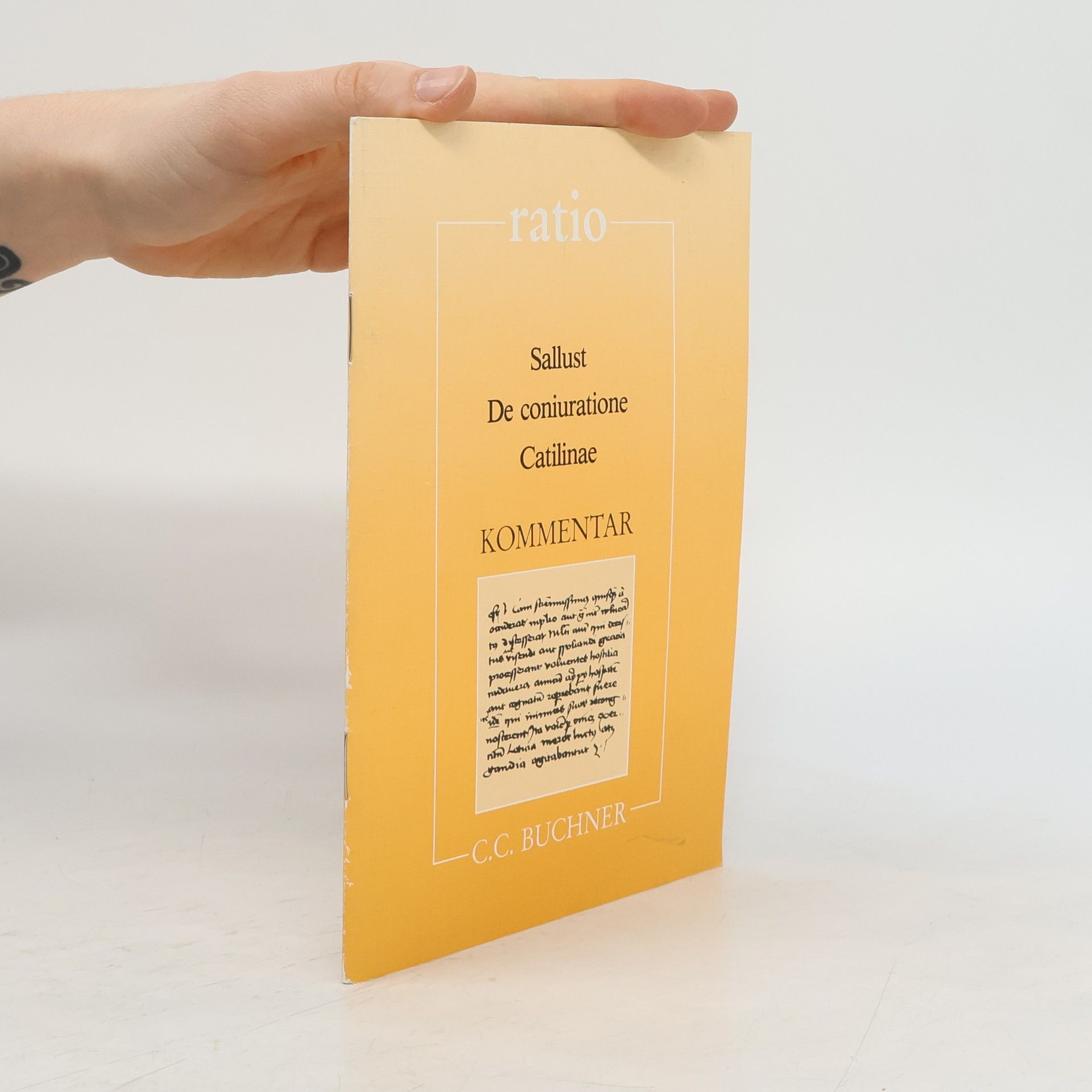 Sallust De coniuratione Catilinae. Kommentar