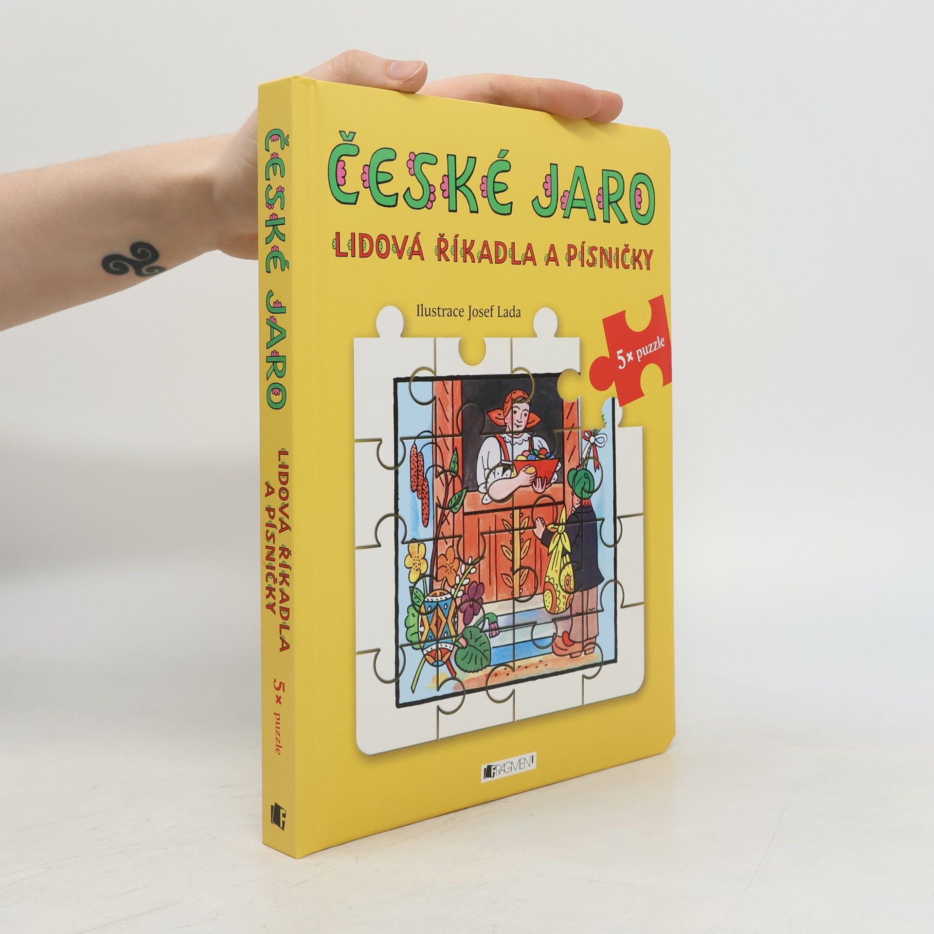 Josef Lada Lidová říkadla a písničky s puzzle - České jaro