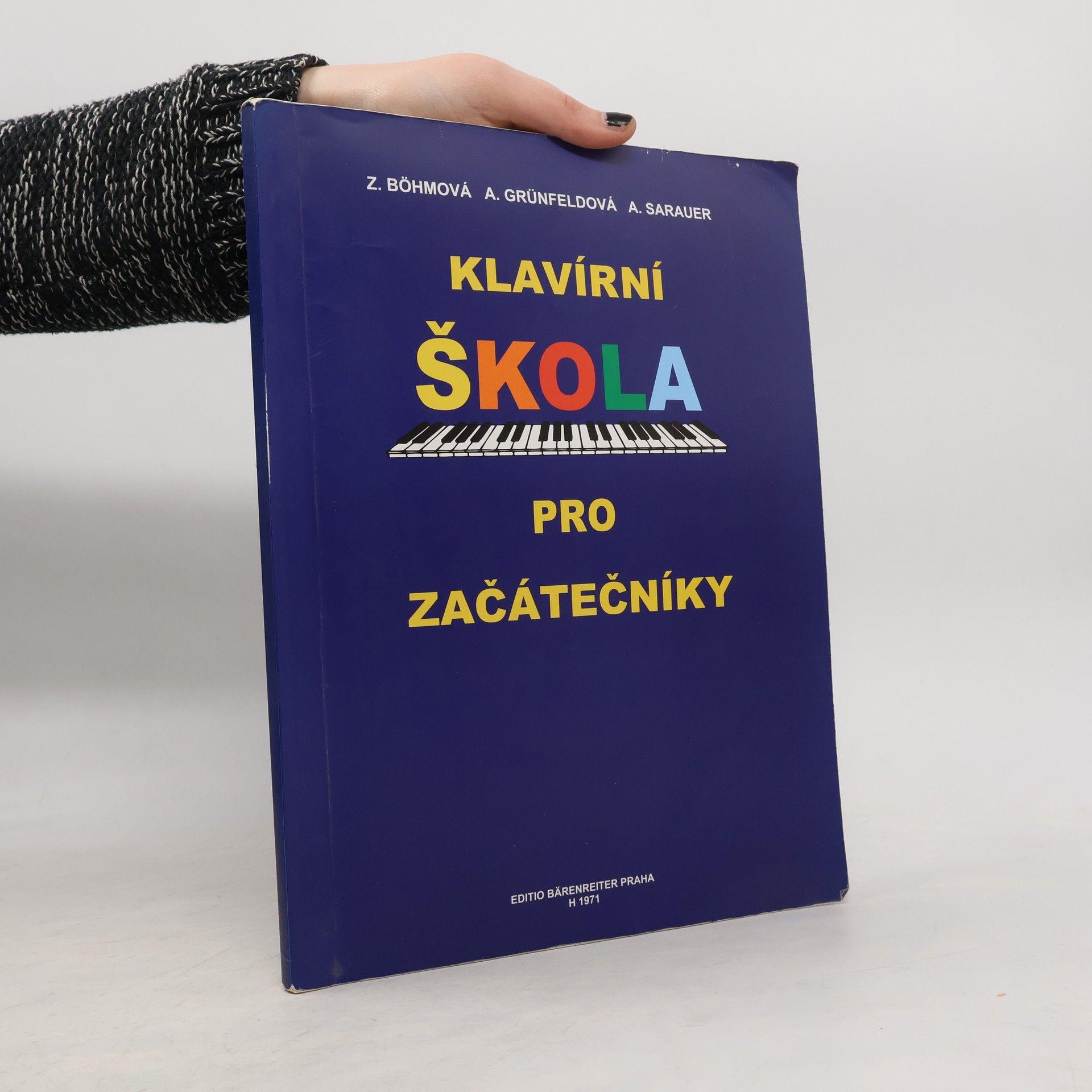 Zdeňka Böhmová Zahradníčková Klavírní škola pro začátečníky