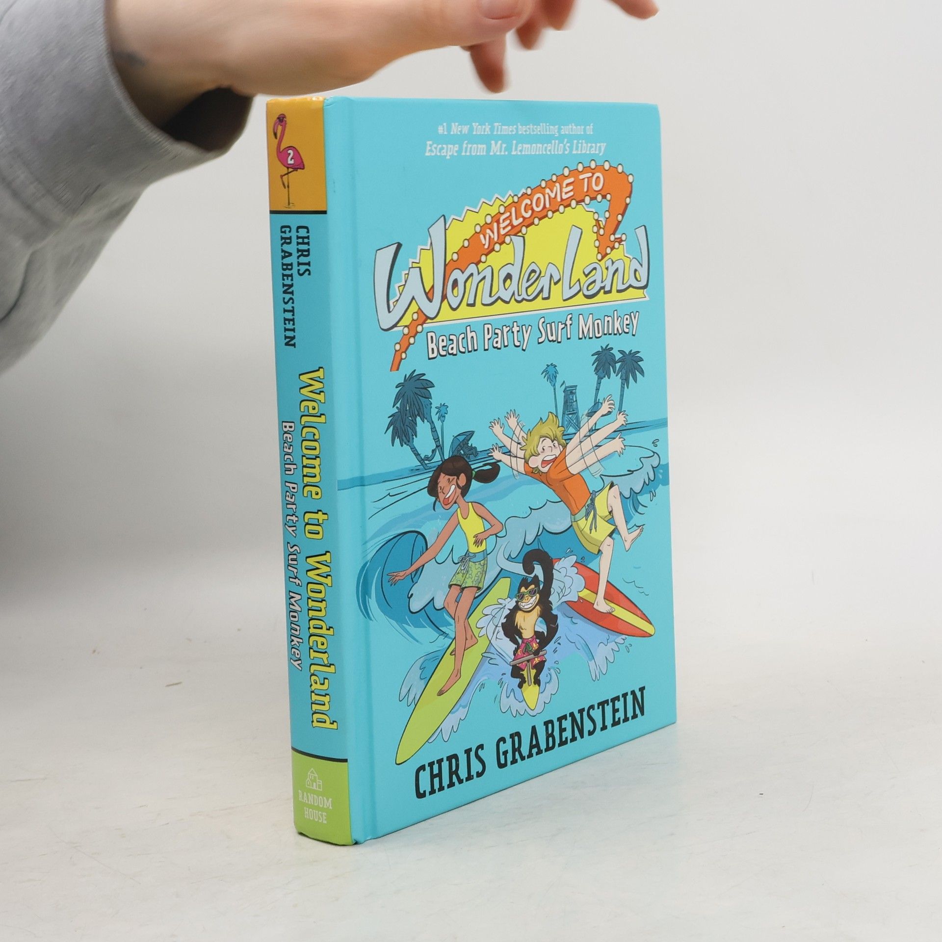 Chris Grabenstein Welcome To Wonderland #2 Beach Party Surf Monkey