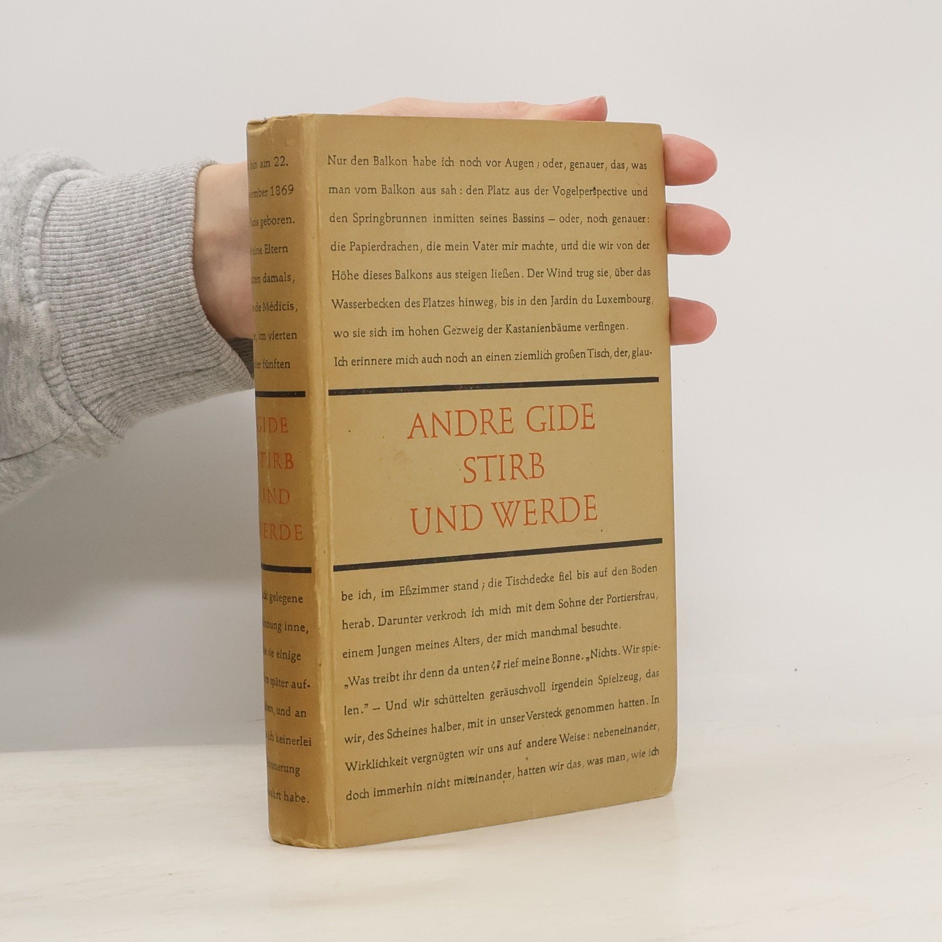 André Gide Stirb und Werde