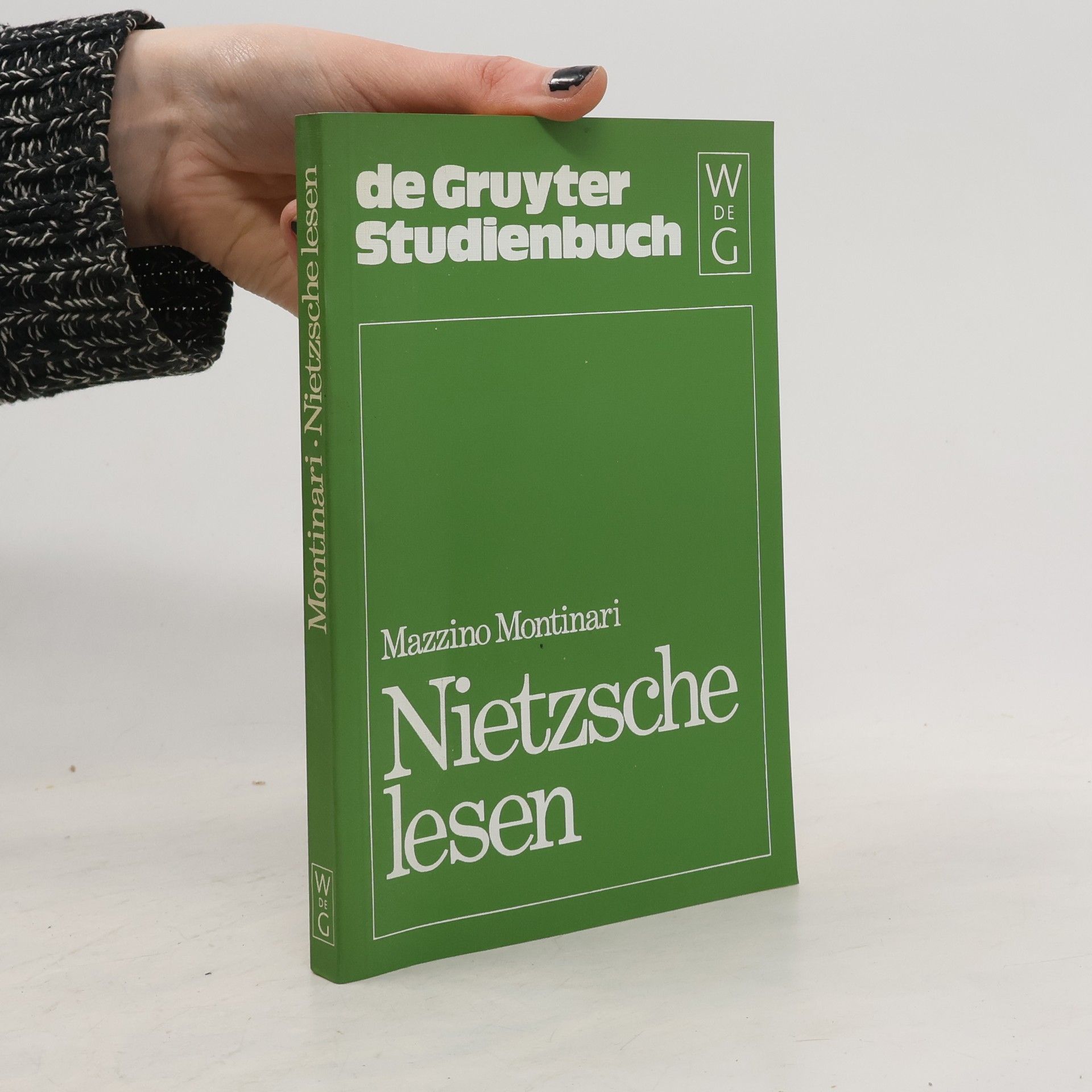 Mazzino Montinari De Gruyter Studienbuch: Nietzsche lesen