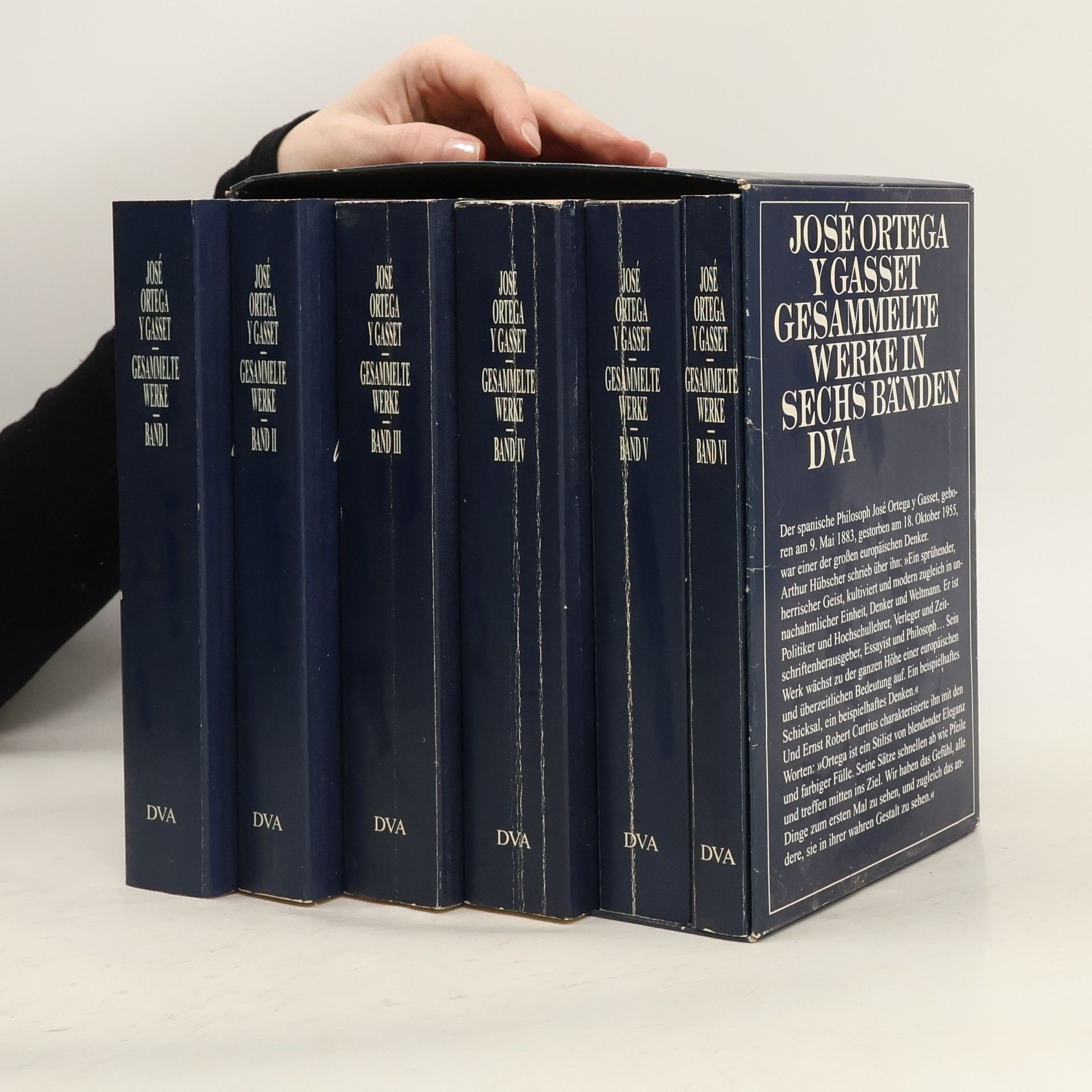 José Ortega y Gasset Gesammelte Werke I.-VI.