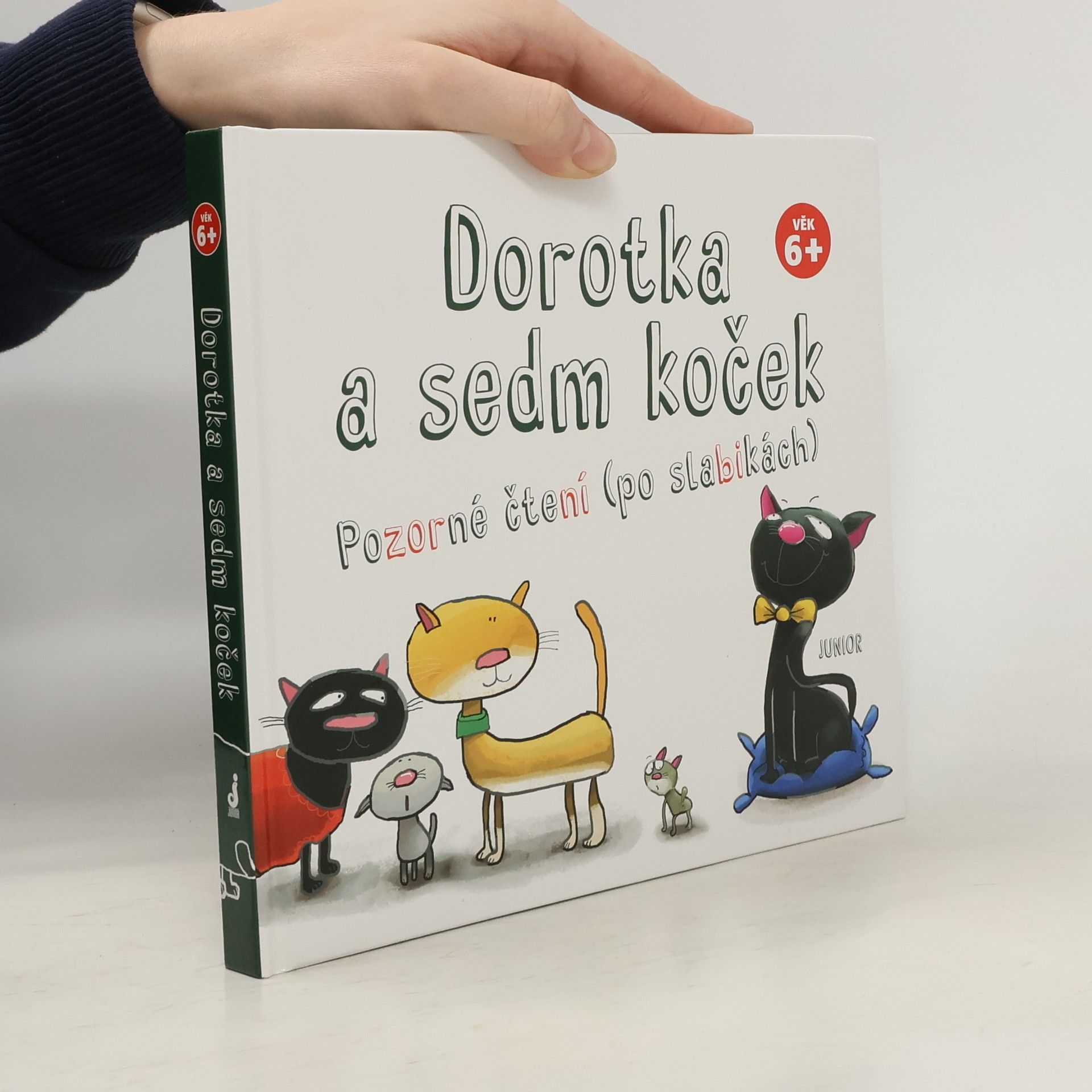 Dorotka a sedm koček : pozorné čtení (po slabikách)