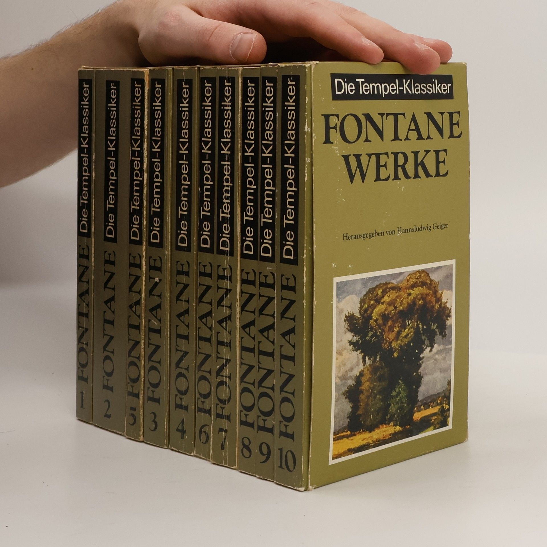 Theodor Fontane Werke. Die Tempel-Klassiker 1-10.