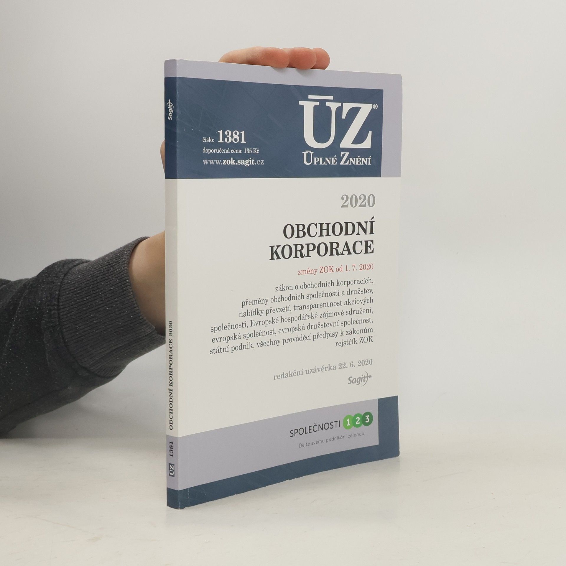 Autores varios ÚZ 1381 Obchodní korporace 2020