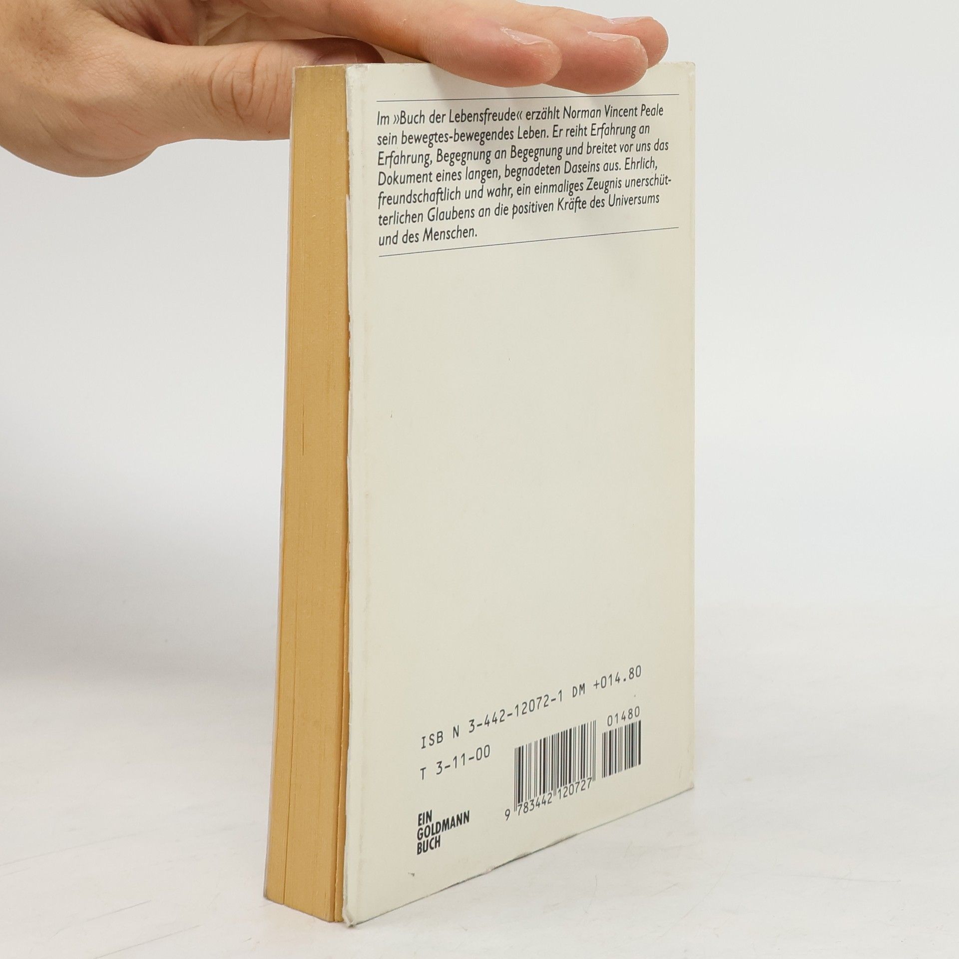 Norman Vincent Peale Das Buch der Lebensfreude