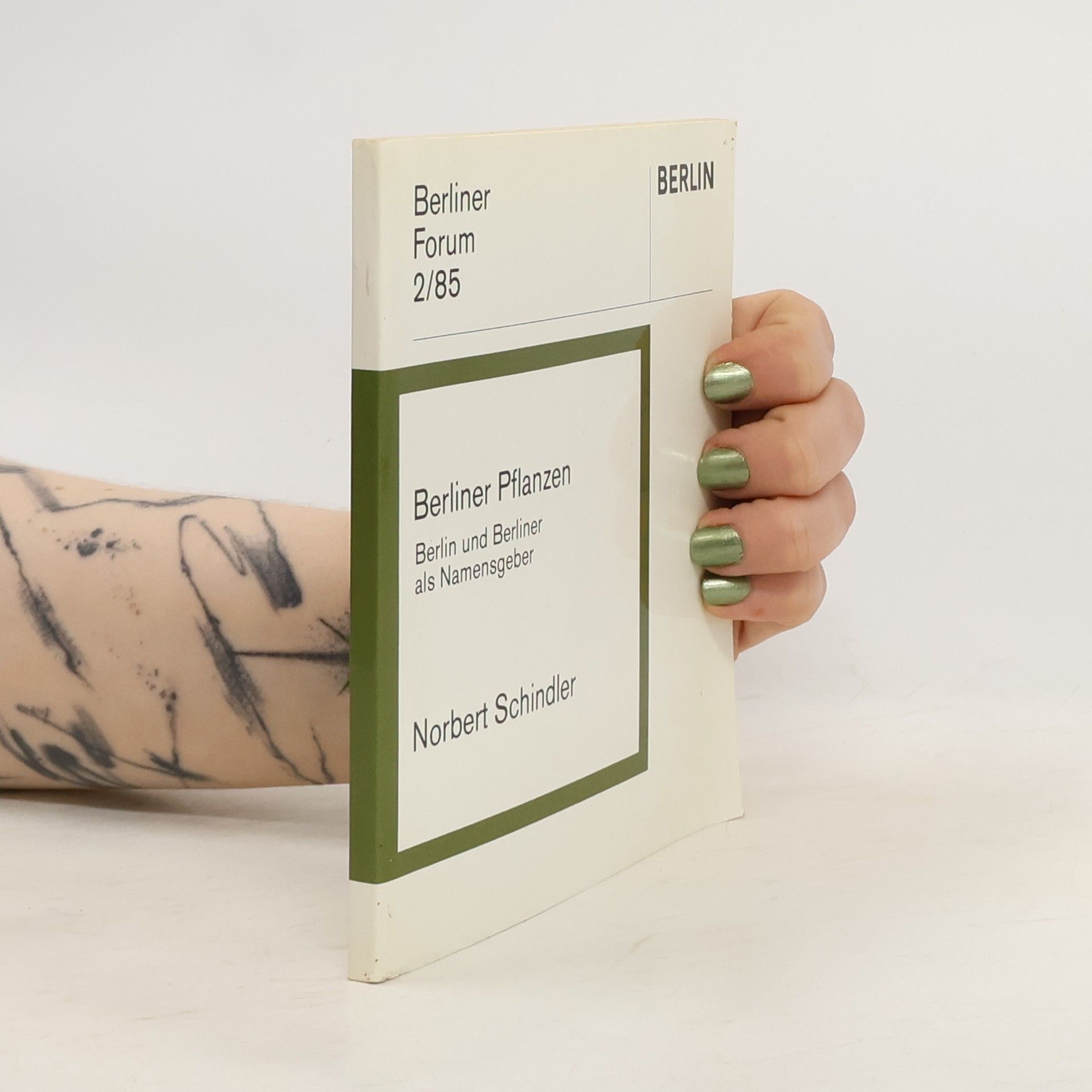 Norbert Schindler Berliner Forum 2/1985