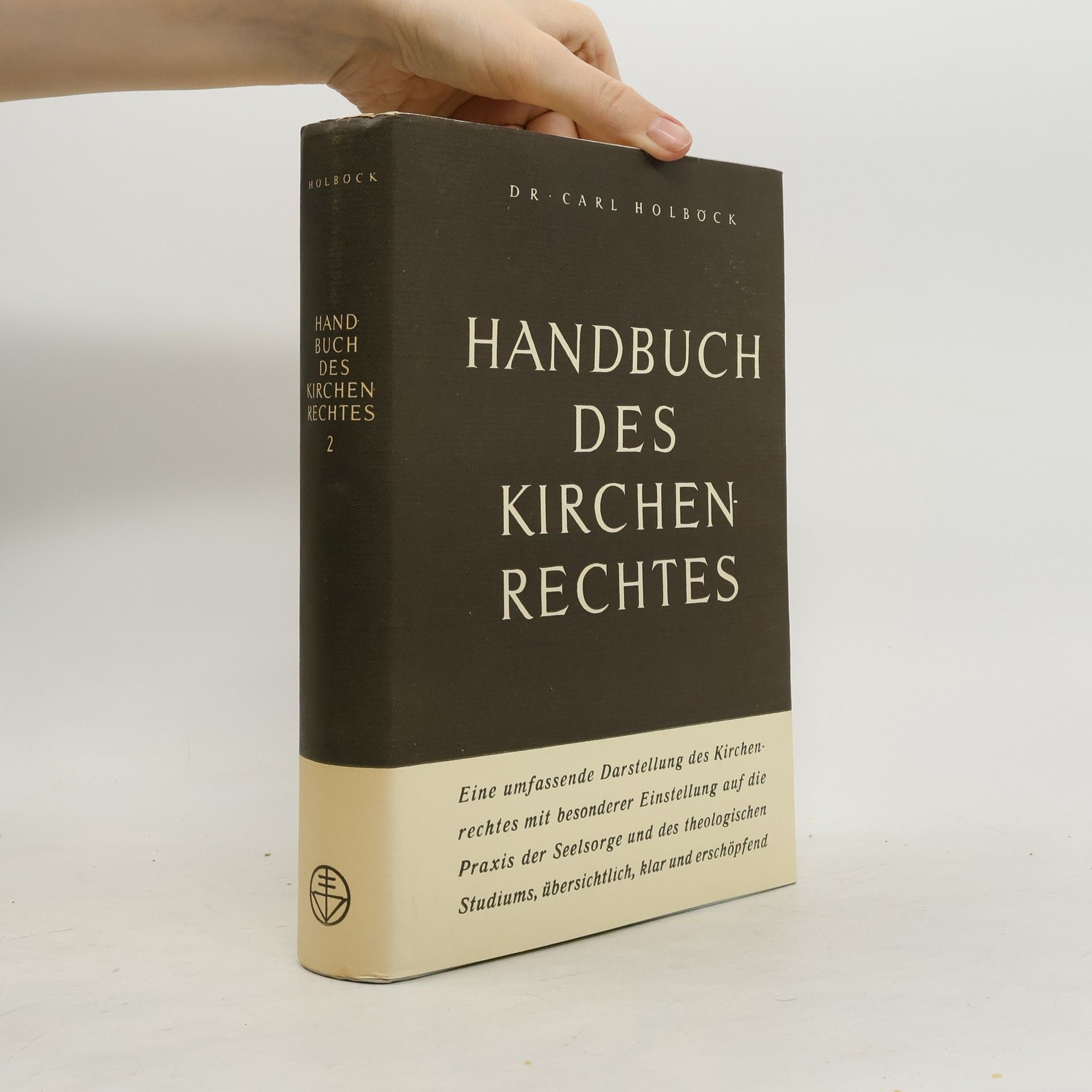 Carl Holböck Handbuch des Kirchenrechtes 2