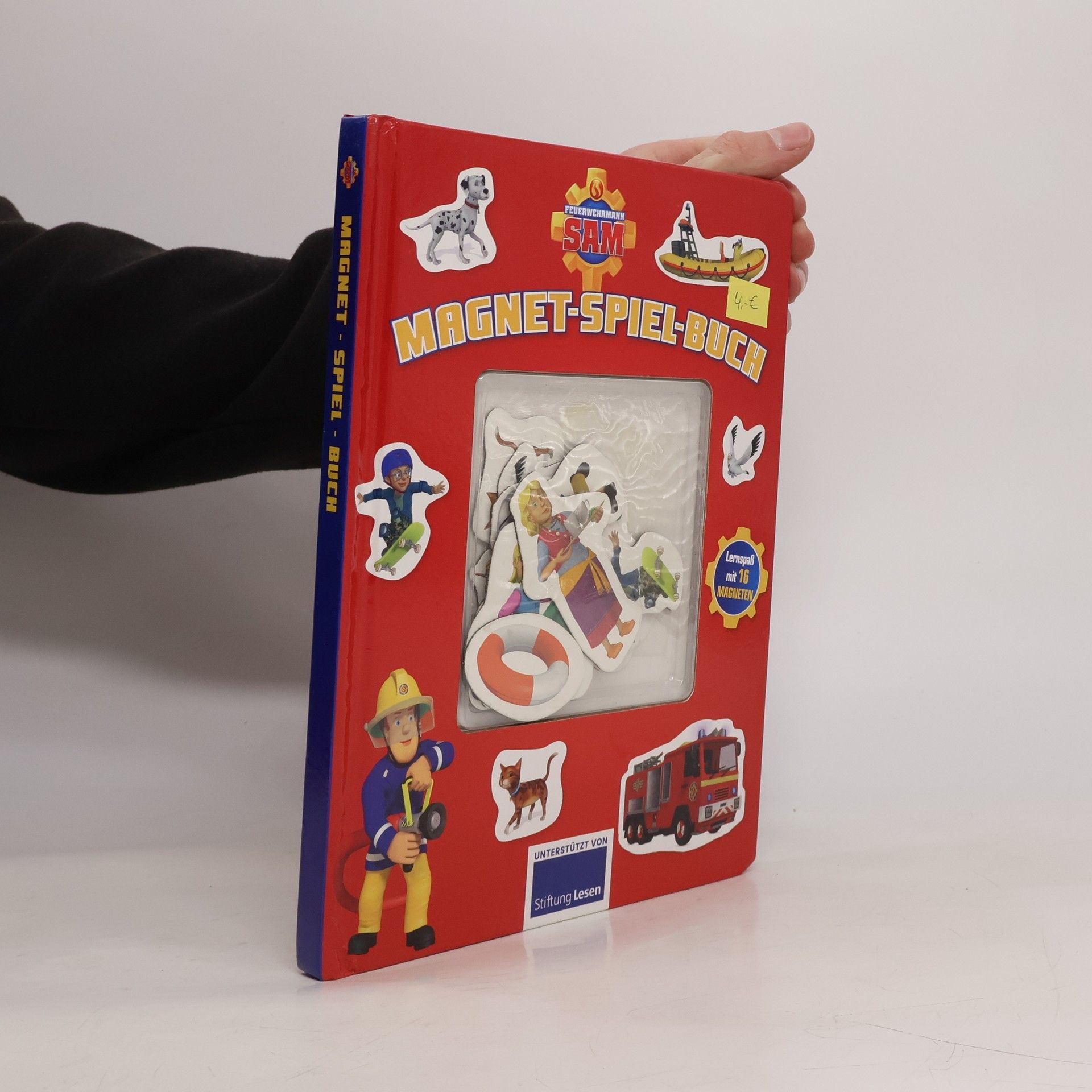 Schwager und Steinlein Feuerwehrmann Sam. Magnet-Spiel-Buch