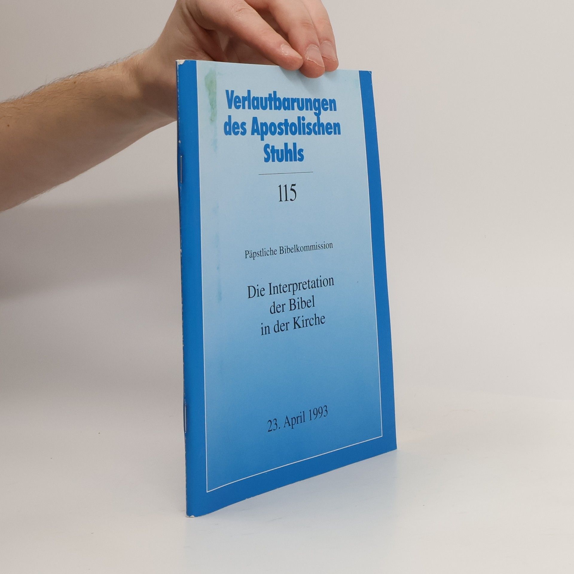 Autorenkollektiv Verlautbarungen des Apostolischen Stuhls 115