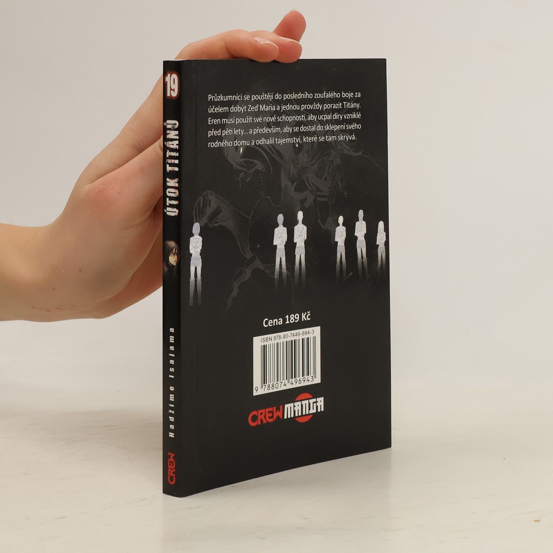 Hajime Isayama Útok titánů 19