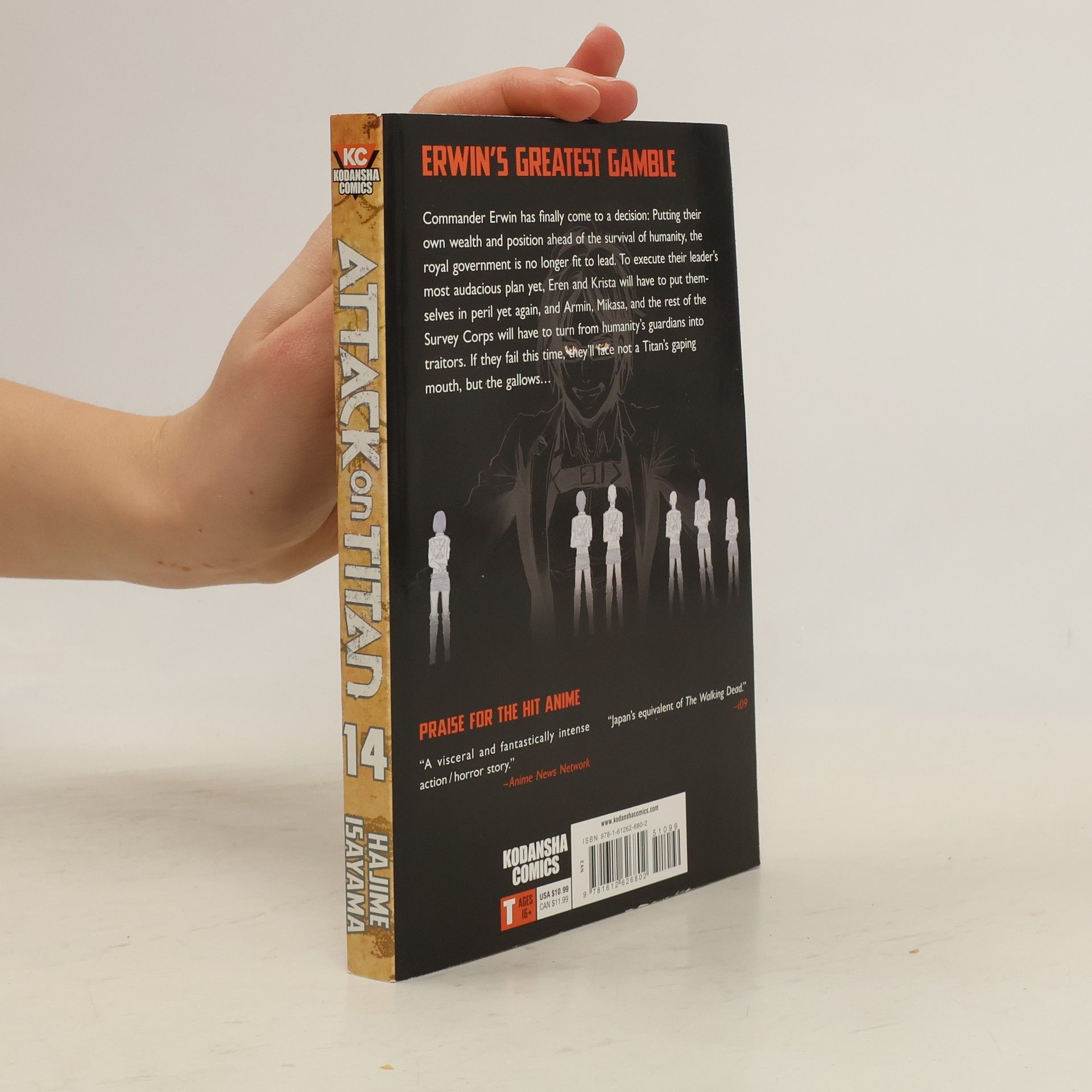 Hajime Isayama Attack on Titan vol. 14