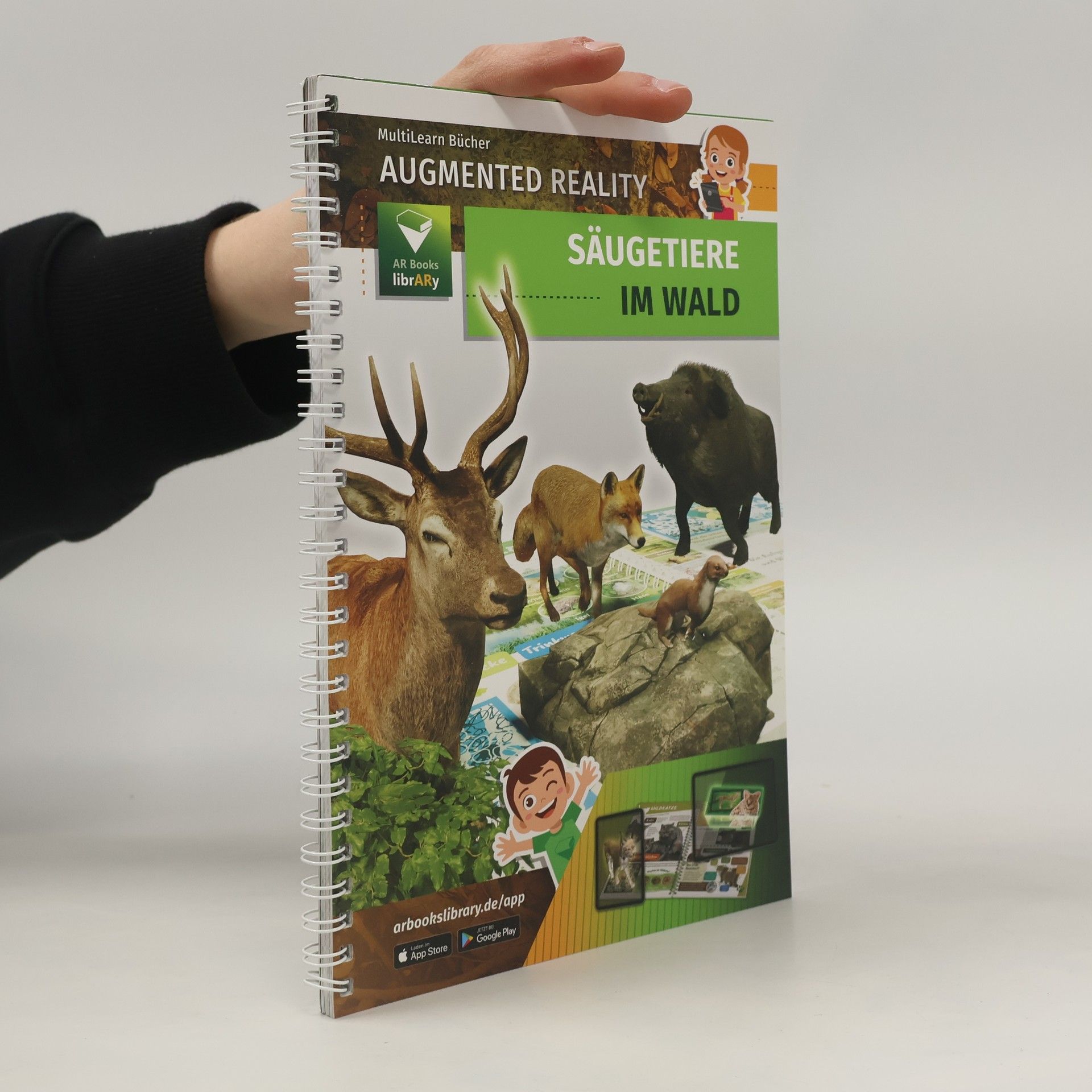 Augmented Reality - Säugetiere im Wald