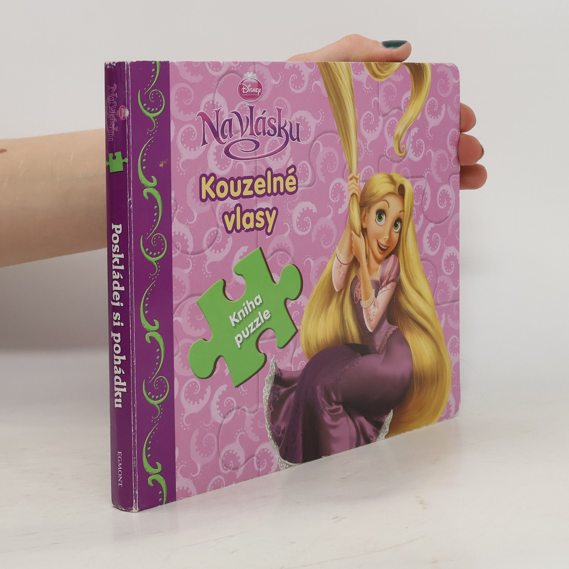 Walt Disney Na vlásku - Kniha puzzle