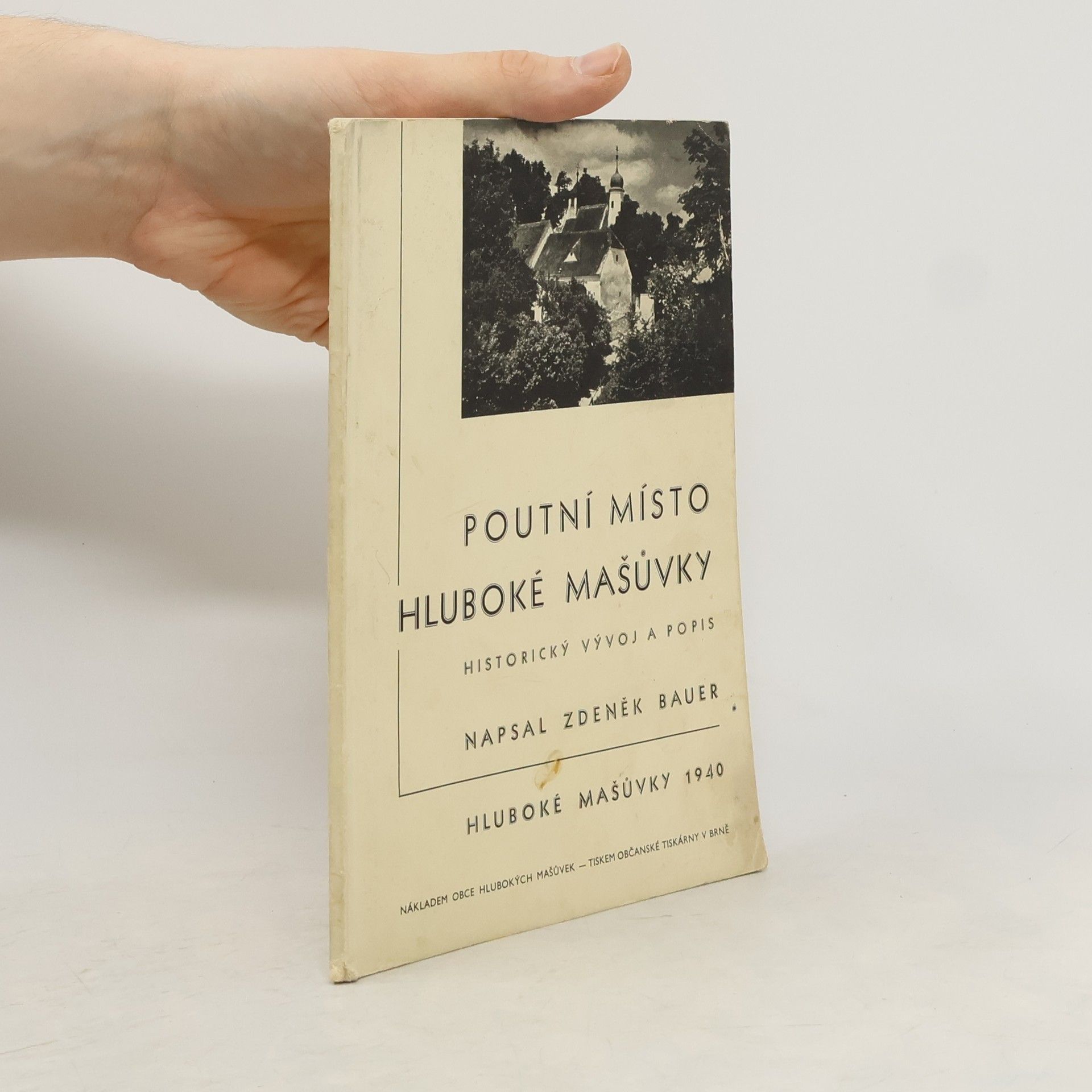 Kolektiv autorů Mariánské poutní místo Hluboké Mašůvky u Znojma