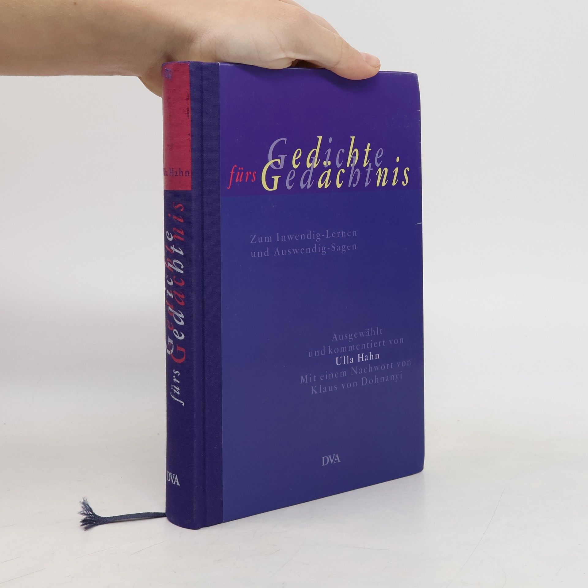 Ulla Hahn Gedichte fürs Gedächtnis