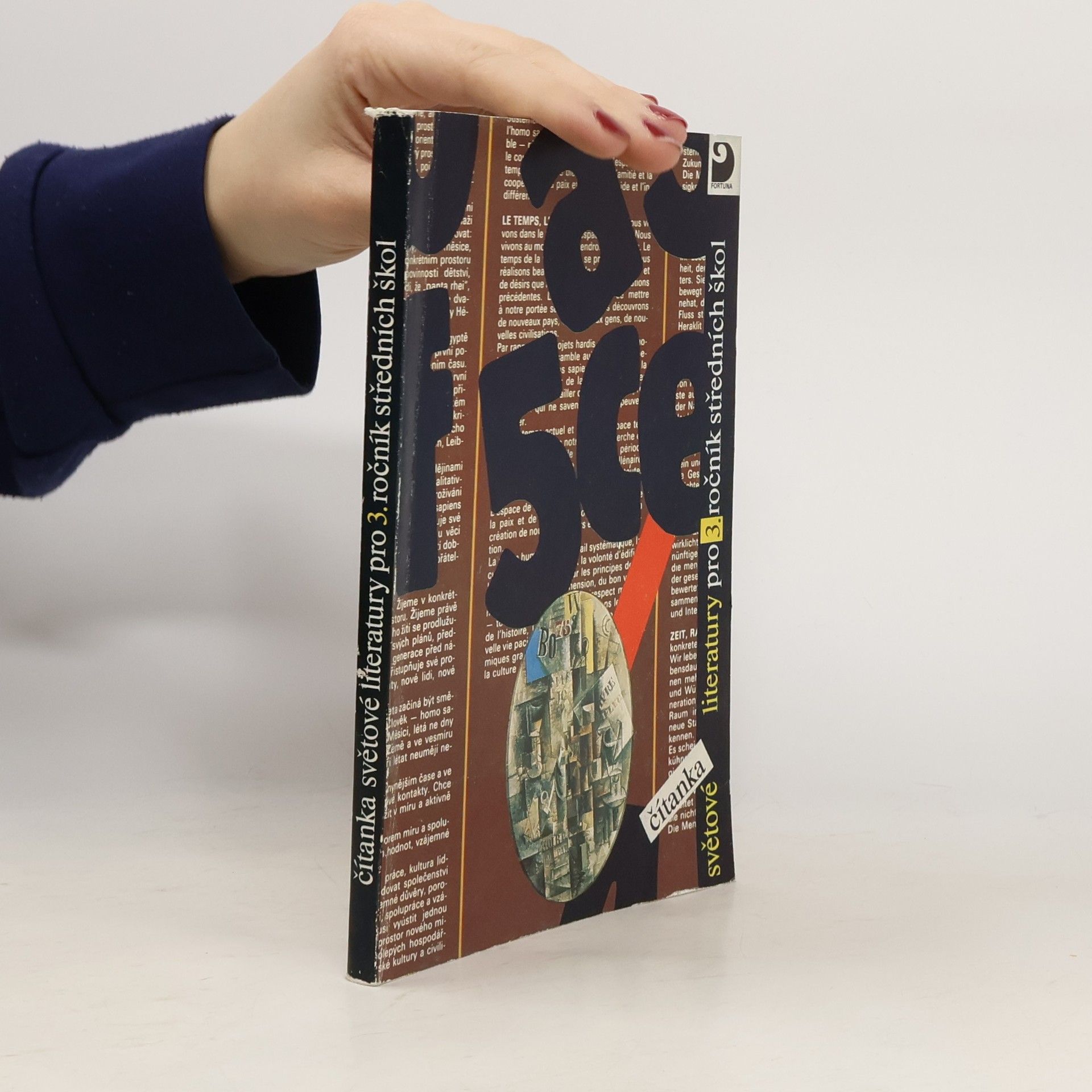 * antologie Čítanka světové literatury pro třetí ročník středních škol