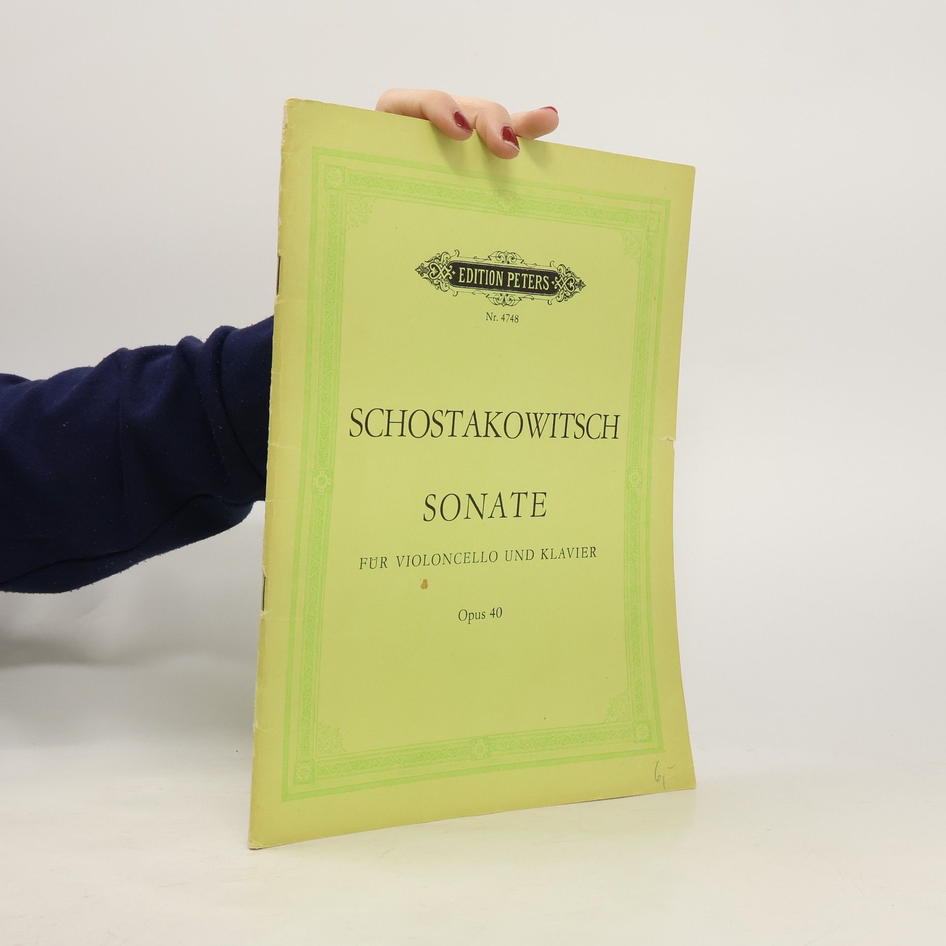 Dmitrij Schostakowitsch Schostakowitsch Sonate für Violoncello und Klavier