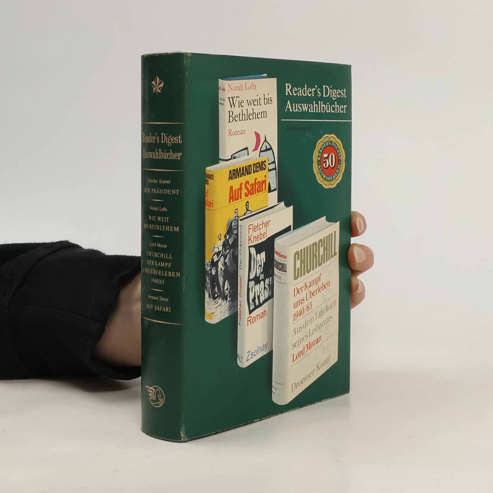 Reader's Digest Auswahlbücher. Der präsident. Wie Weit bis Bethlehem. Churchill der kampf ums überleben 1940/65. Auf Safari