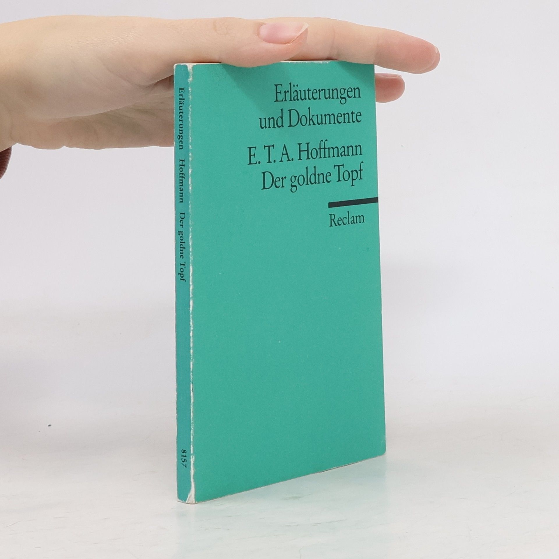 Paul-Wolfgang Jaegers E. T. A. Hoffmann, Der goldne Topf