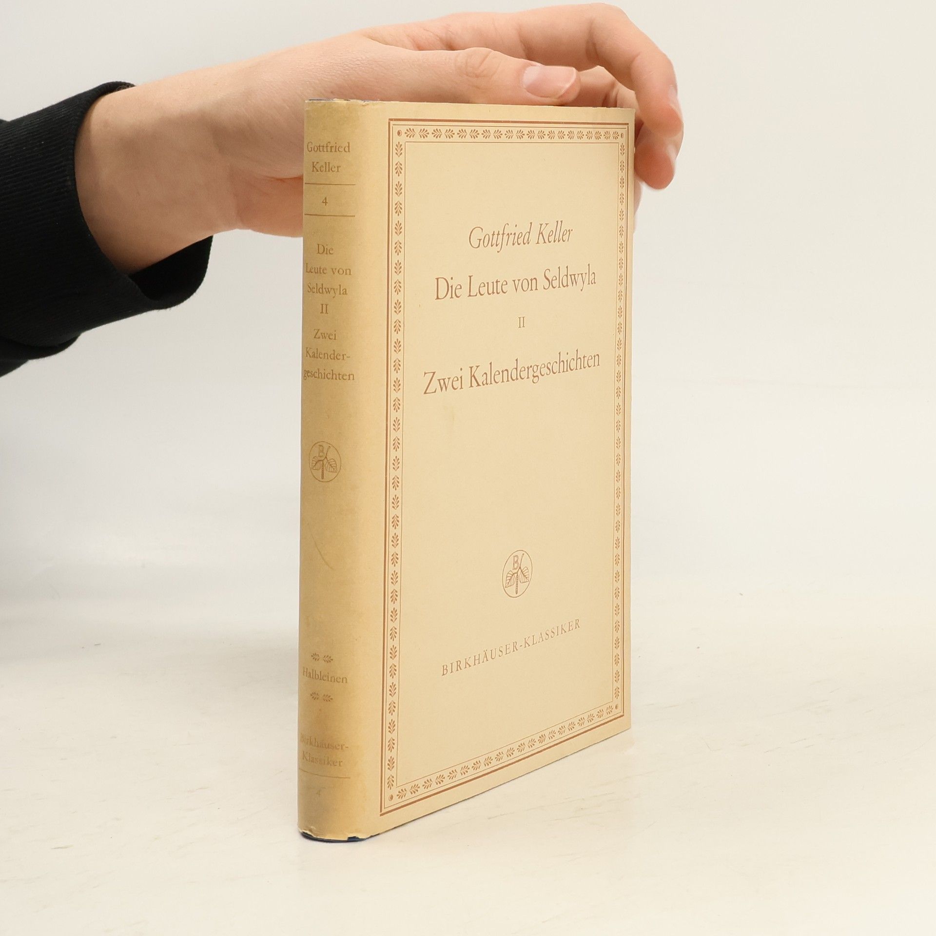 Gottfried Keller Die Leute von Seldwyla II. Zwei Kalendergeschichten