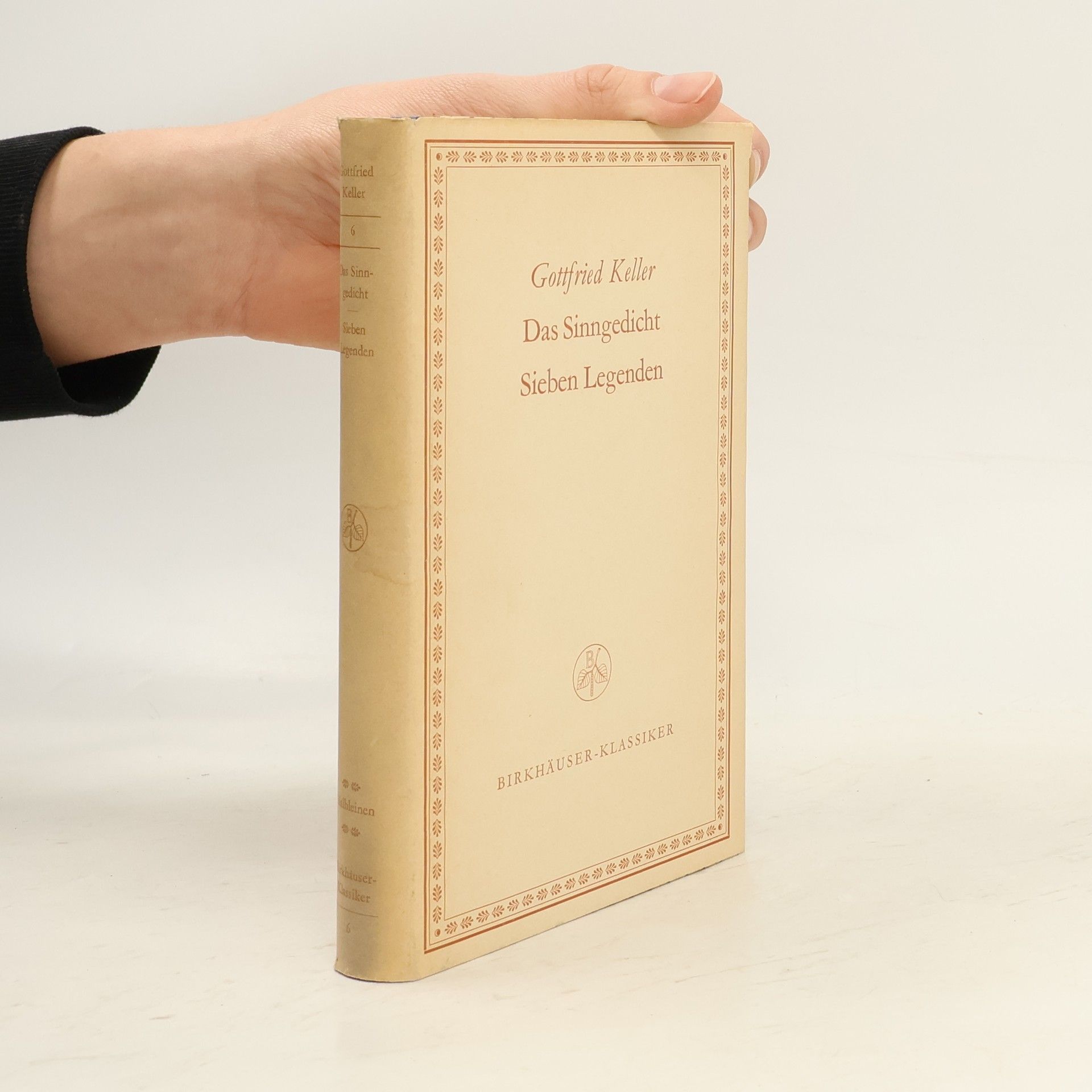 Gottfried Keller Das Sinngedicht. Sieben Legenden