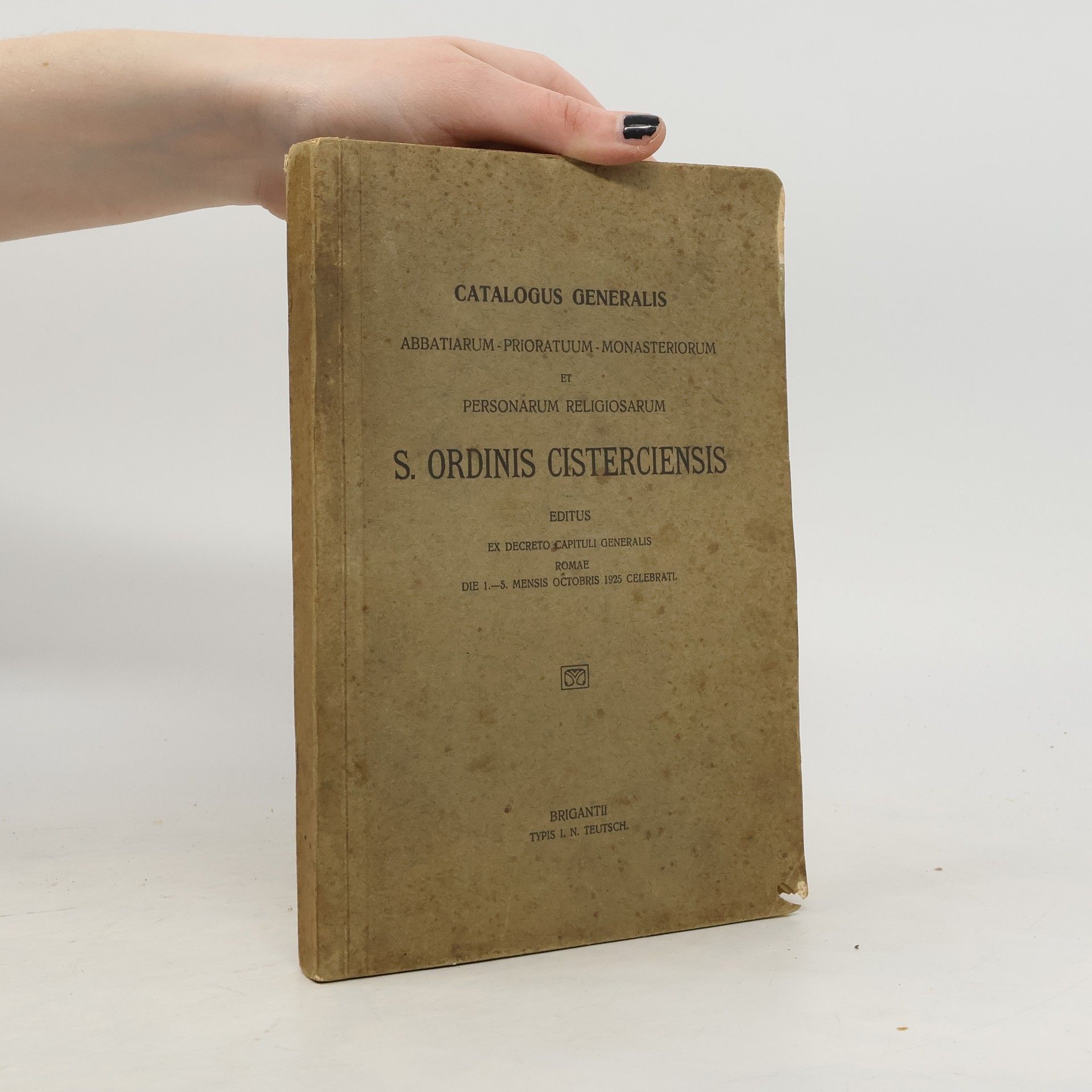 Kolektív autorov Catalogus generalis abbatiarum prioratuum monasteriurum et personarum religiosarum s. ordinis cisterciensis