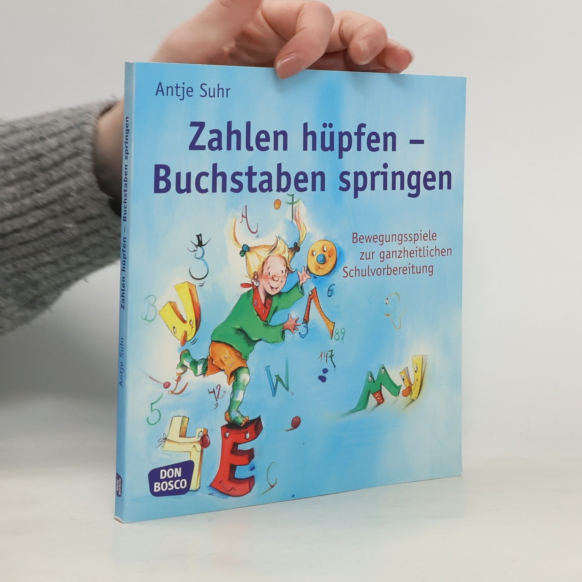 Zahlen hüpfen - Buchstaben springen