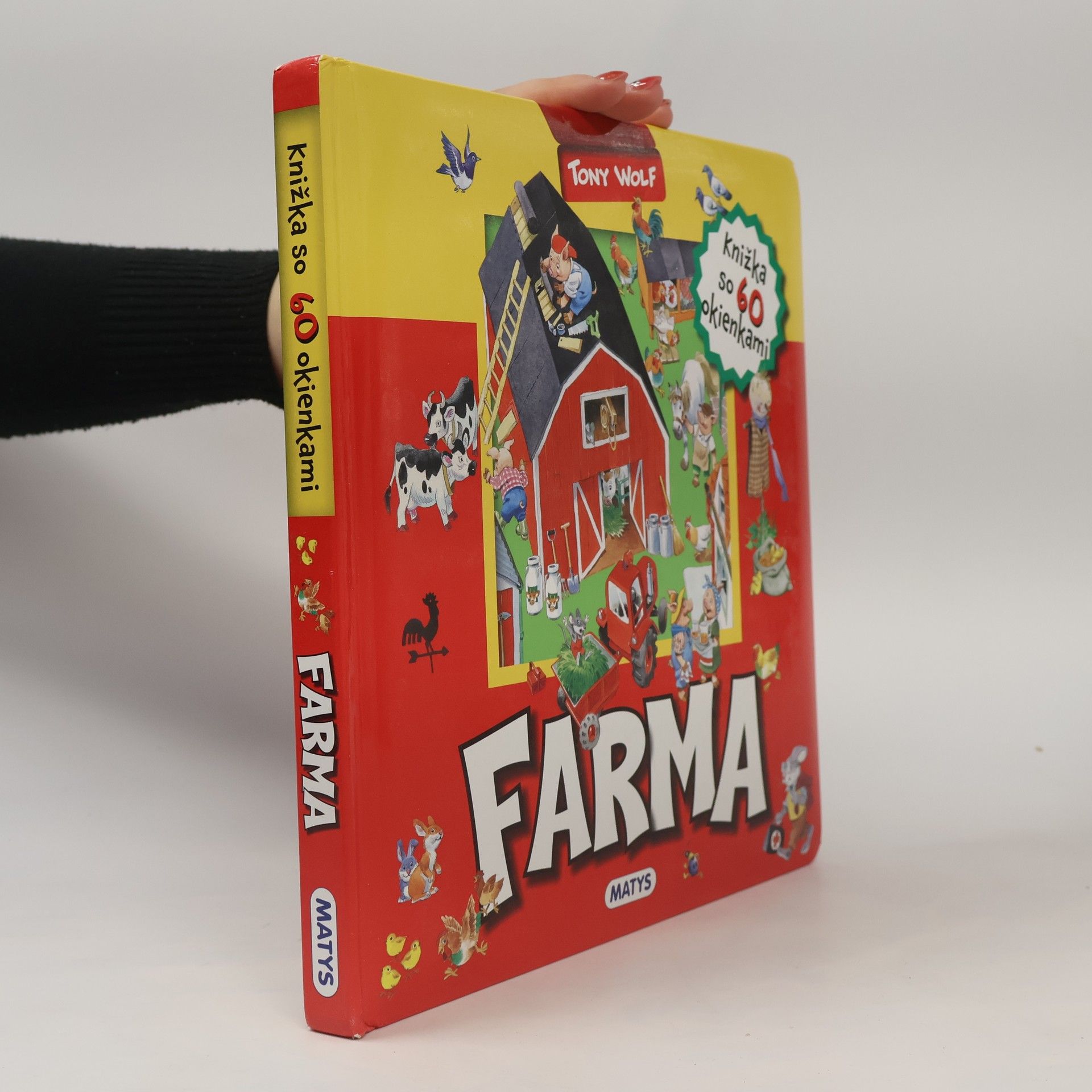 Tony Wolf Farma Knižka so 60 okienkami