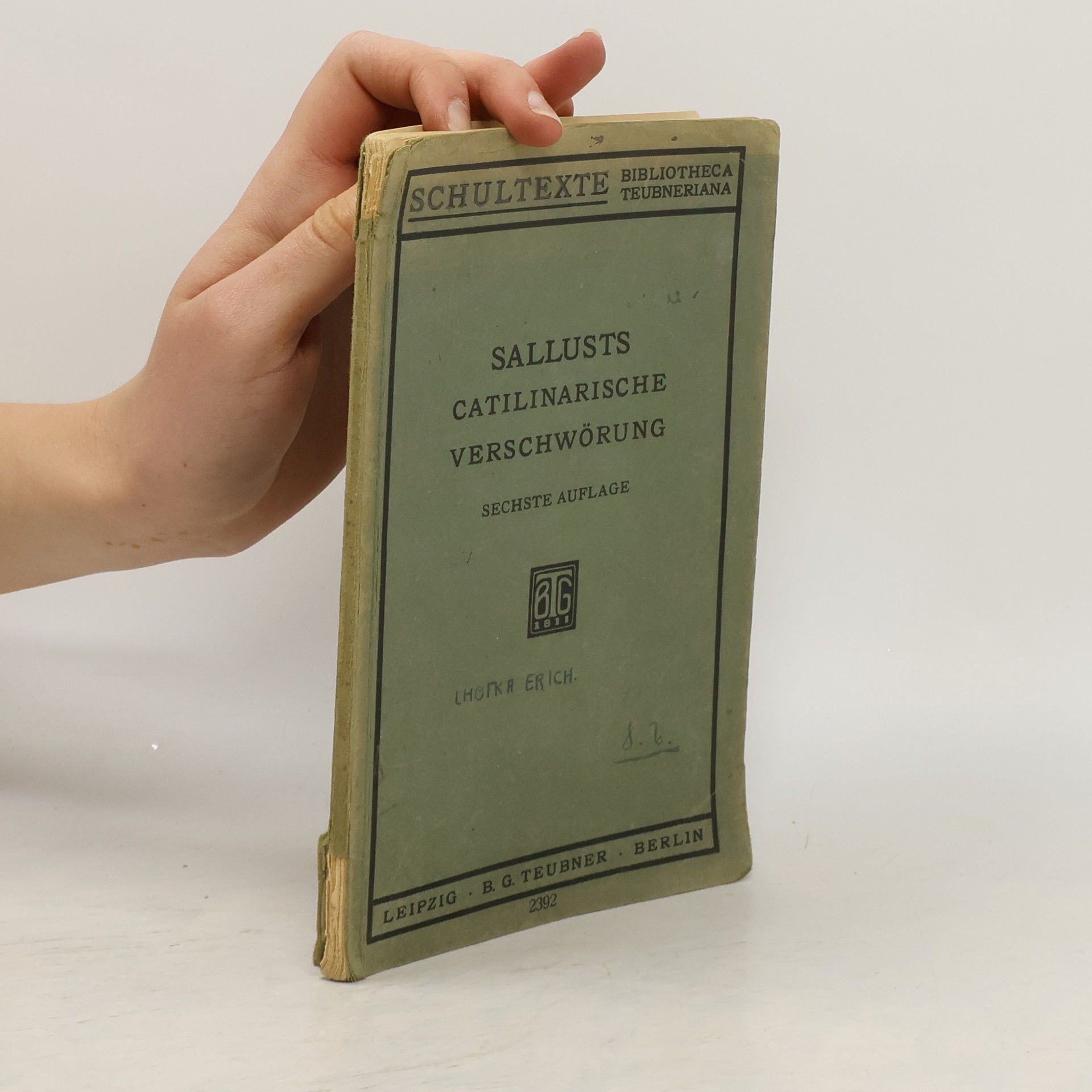 Theodor Opitz Sallusts Catilinarische Verschwörung