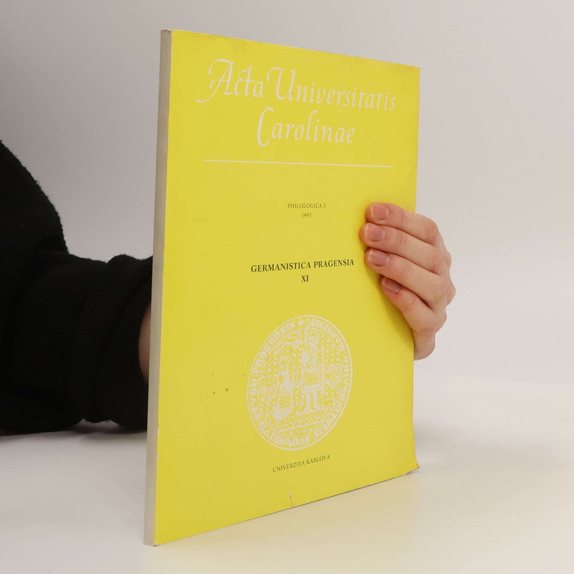 Kolektiv autorů Philologica 3/1993. Germanistica Pragensia XI