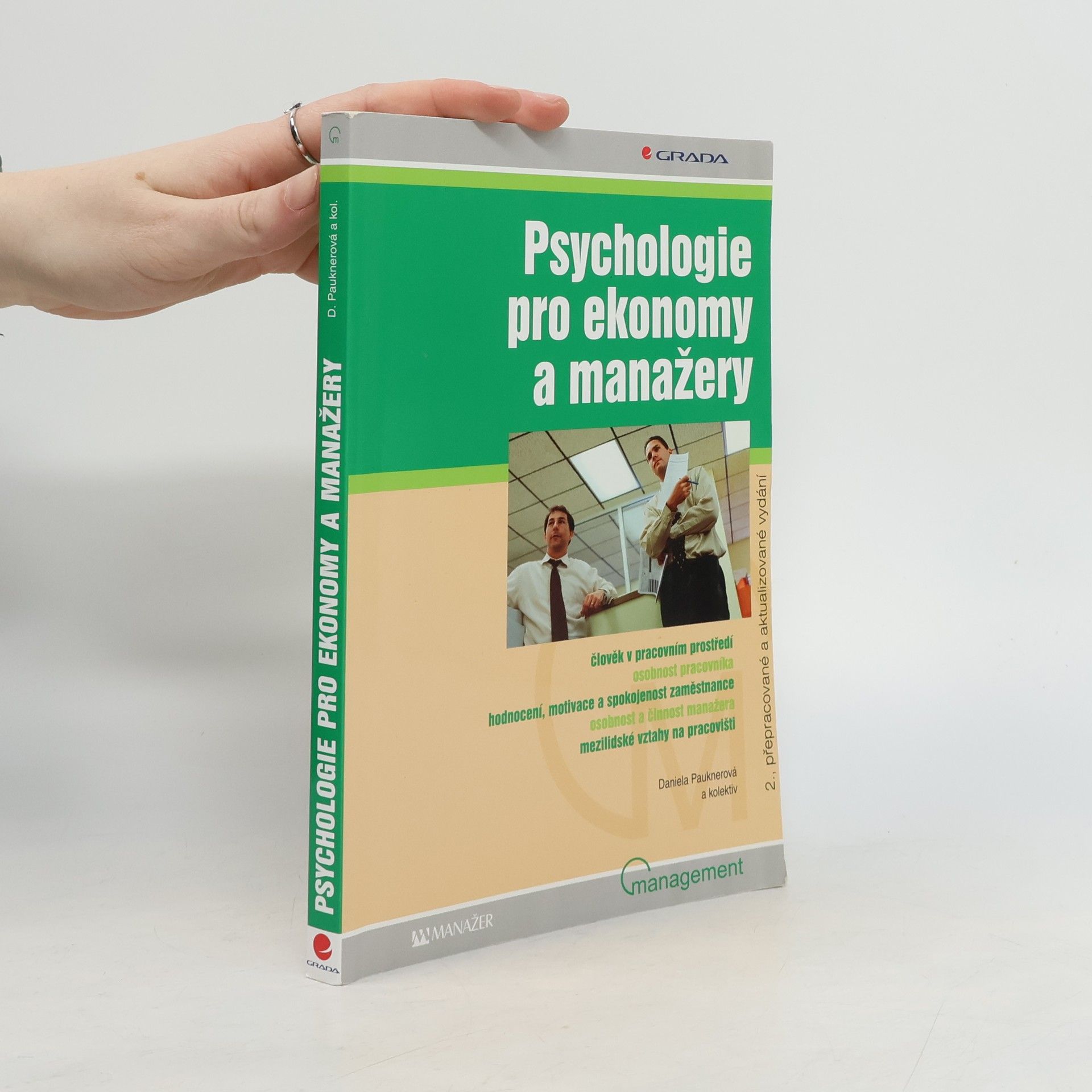 Daniela Pauknerová Psychologie pro ekonomy a manažery