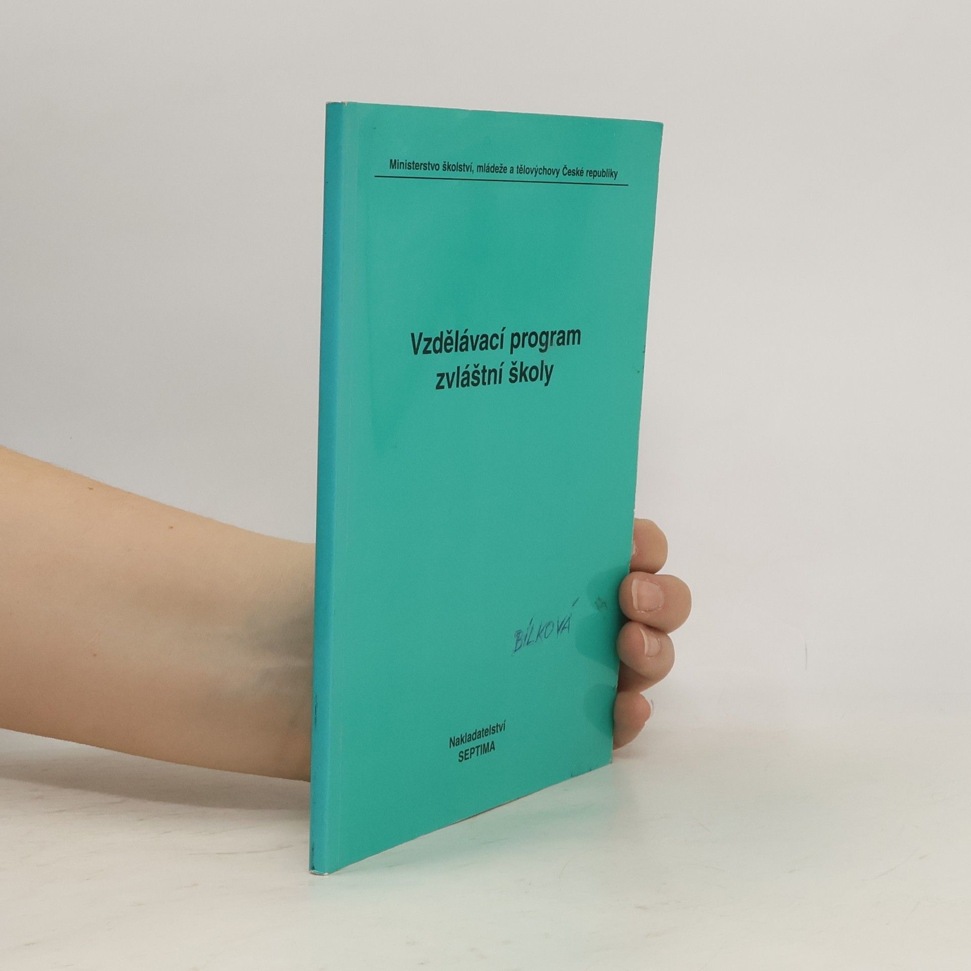 Iva Švarcová-Slabinová Vzdělávací program zvláštní školy