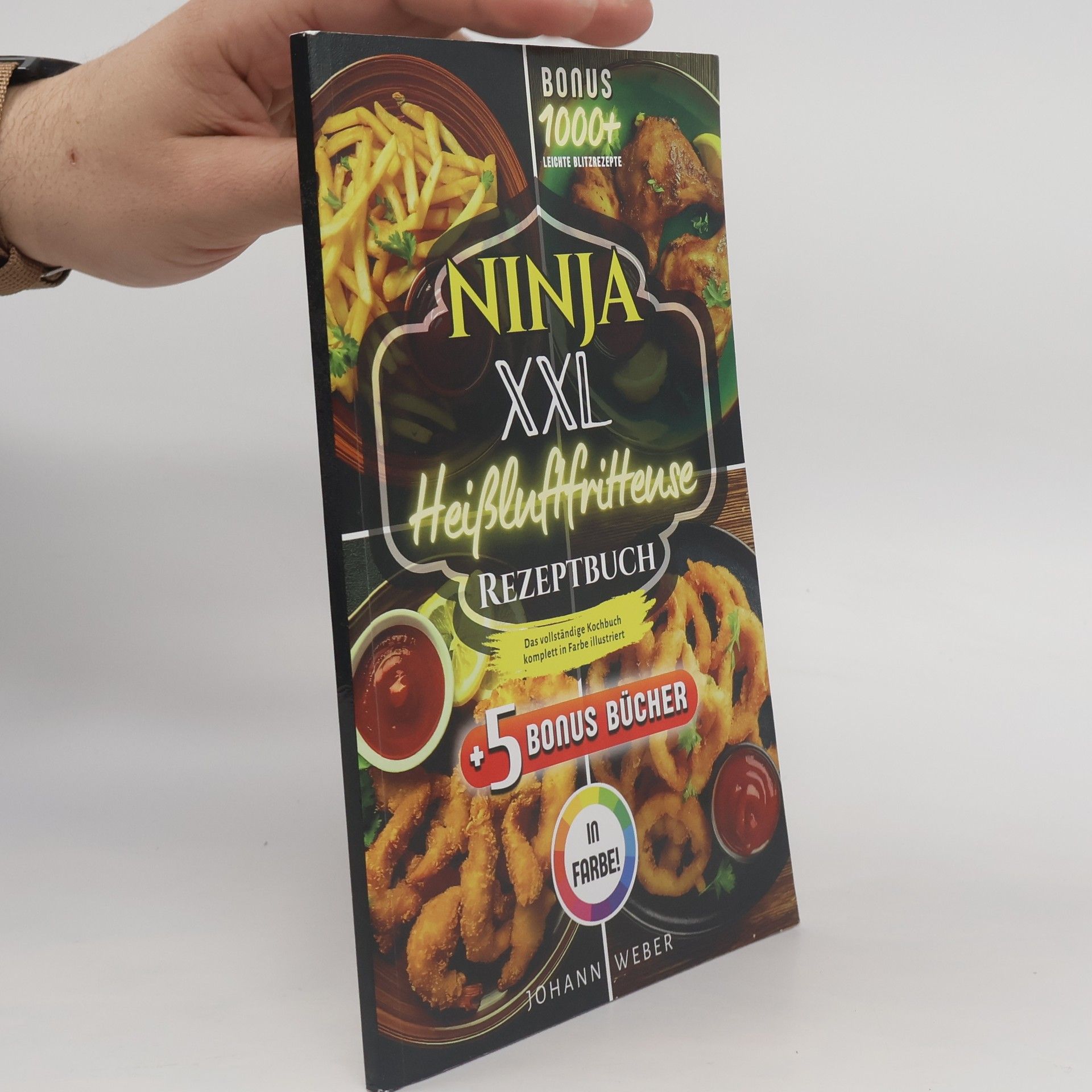 Johann Weber Ninja XXL Heißluftfritteuse Rezeptbuch